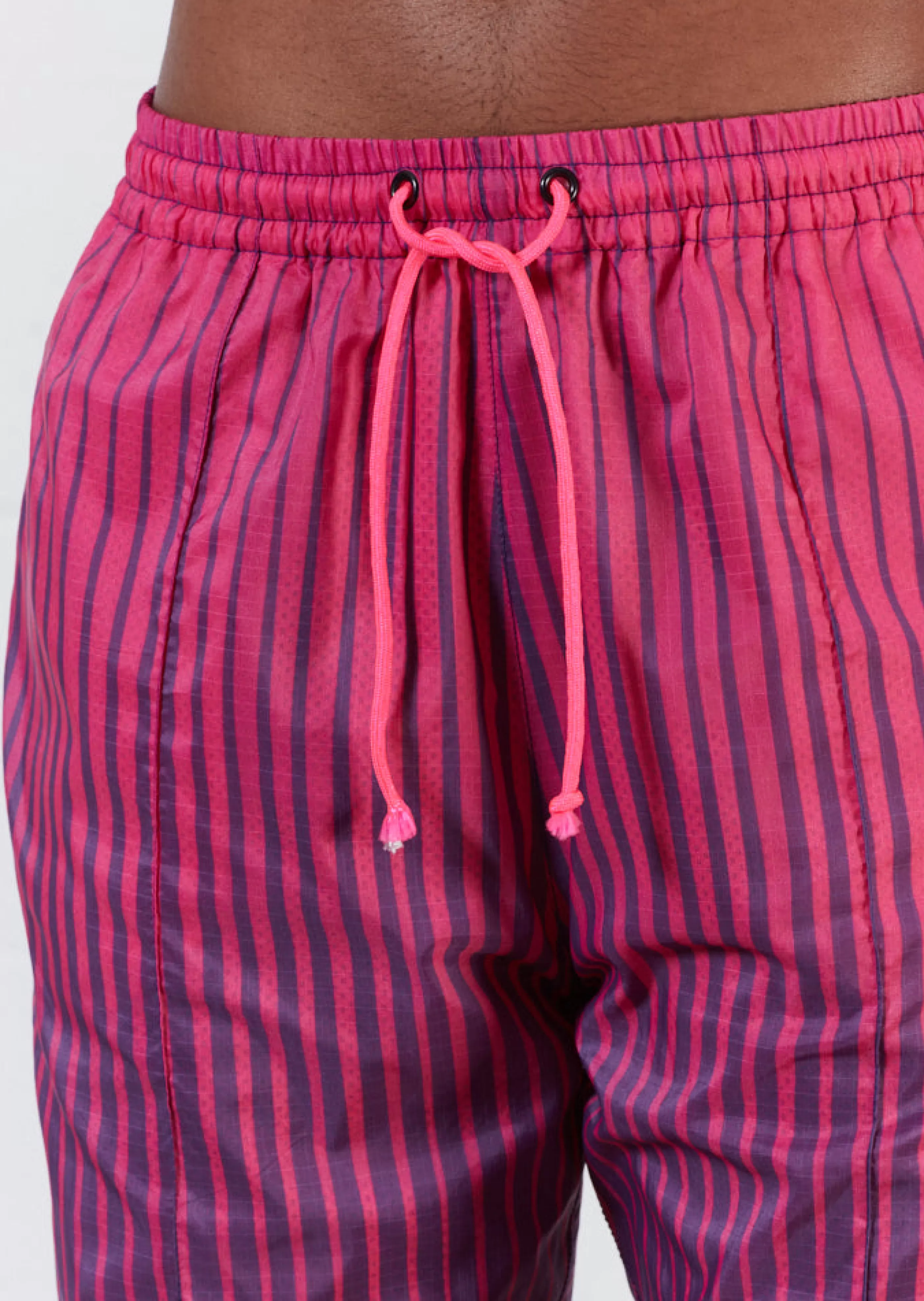 Store Andrew Brischler Neon Print Track Pant (Pink & Orange) | Skirts & Trousers