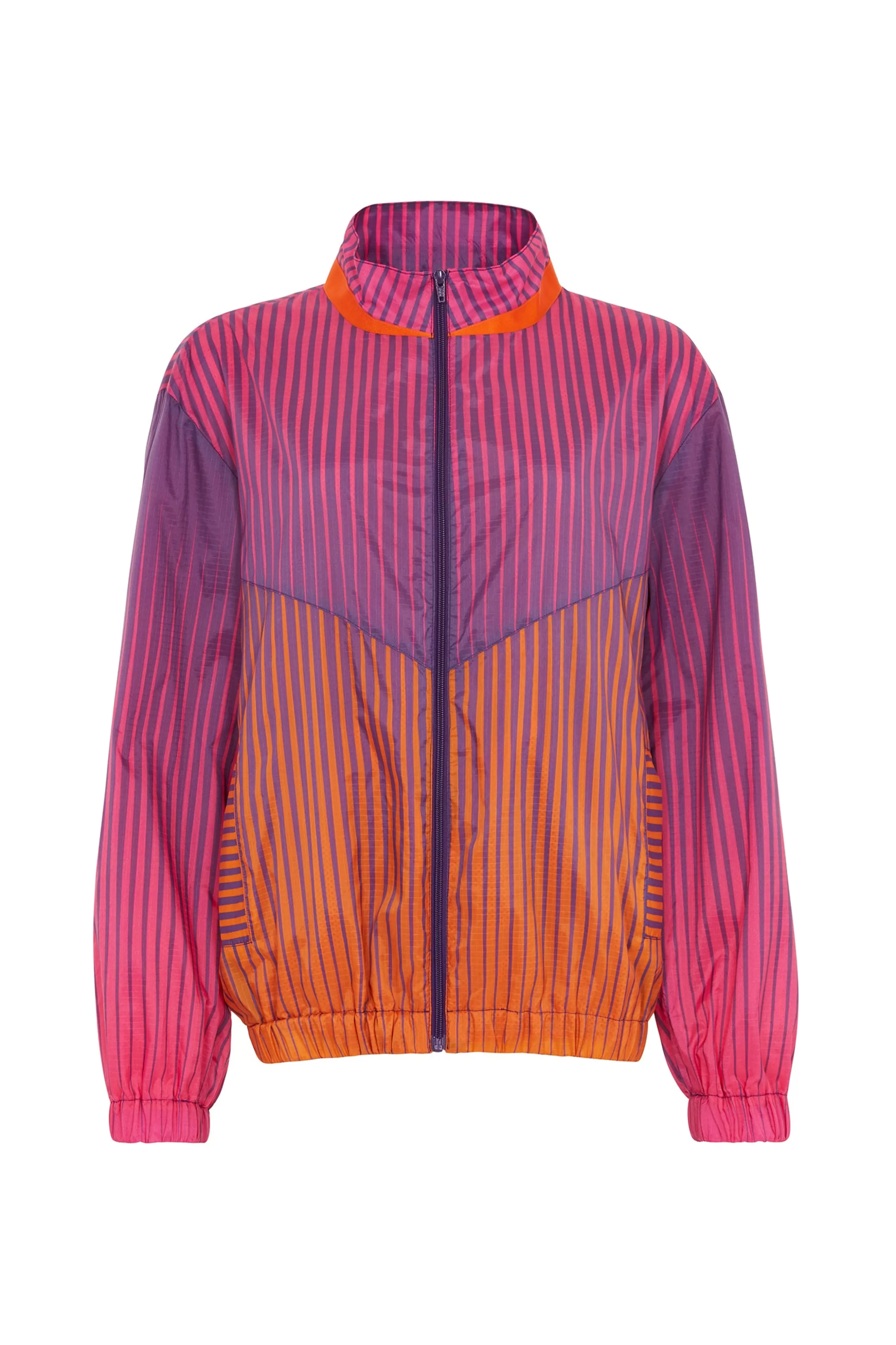 Best Andrew Brischler Neon Print Track Top (Pink & Orange) | Jumpers & Hoodies
