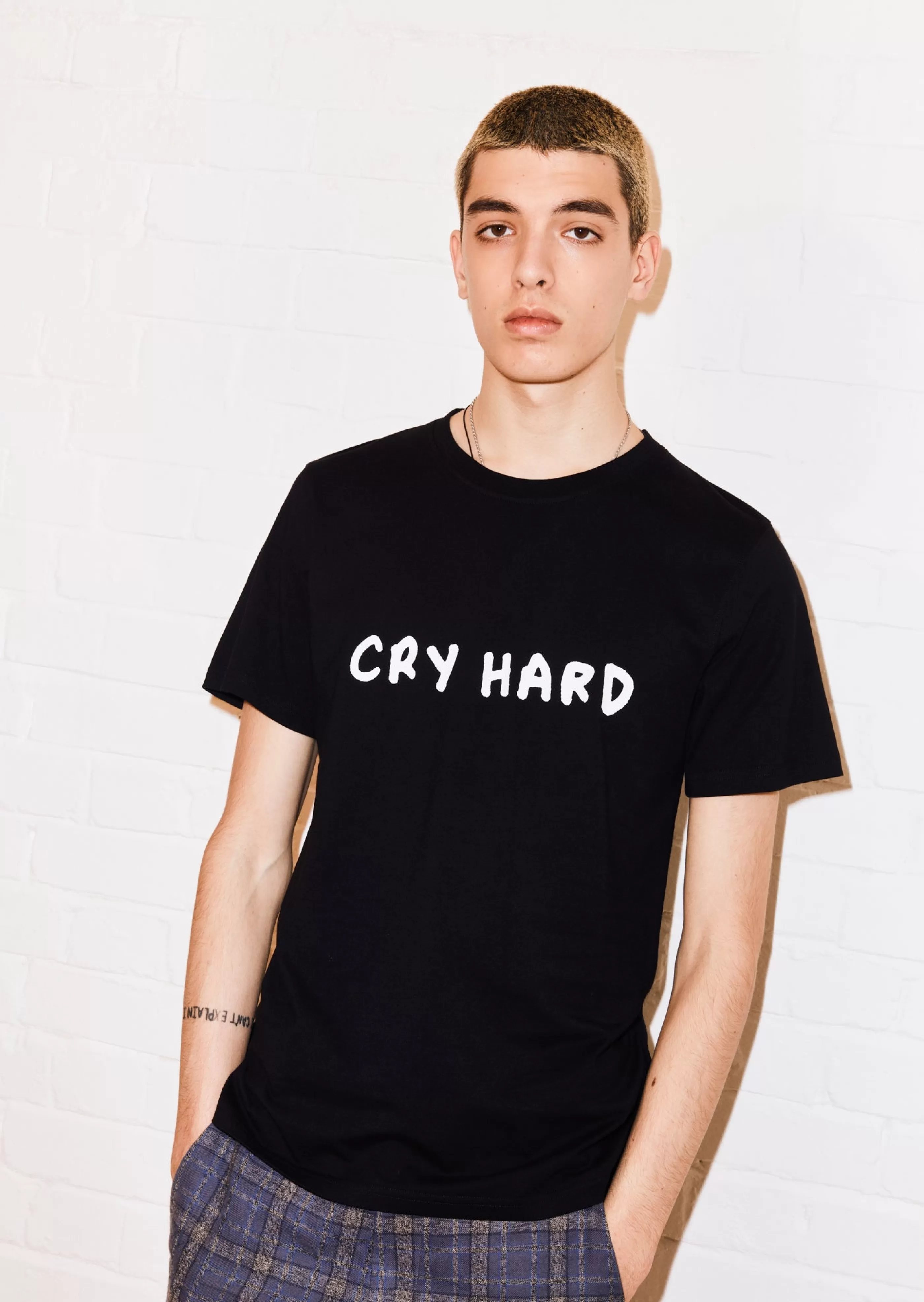 Cheap @amberibarreche 'Cry Hard Laugh Harder' Tee Tops & T-shirts | Tops & T-shirts