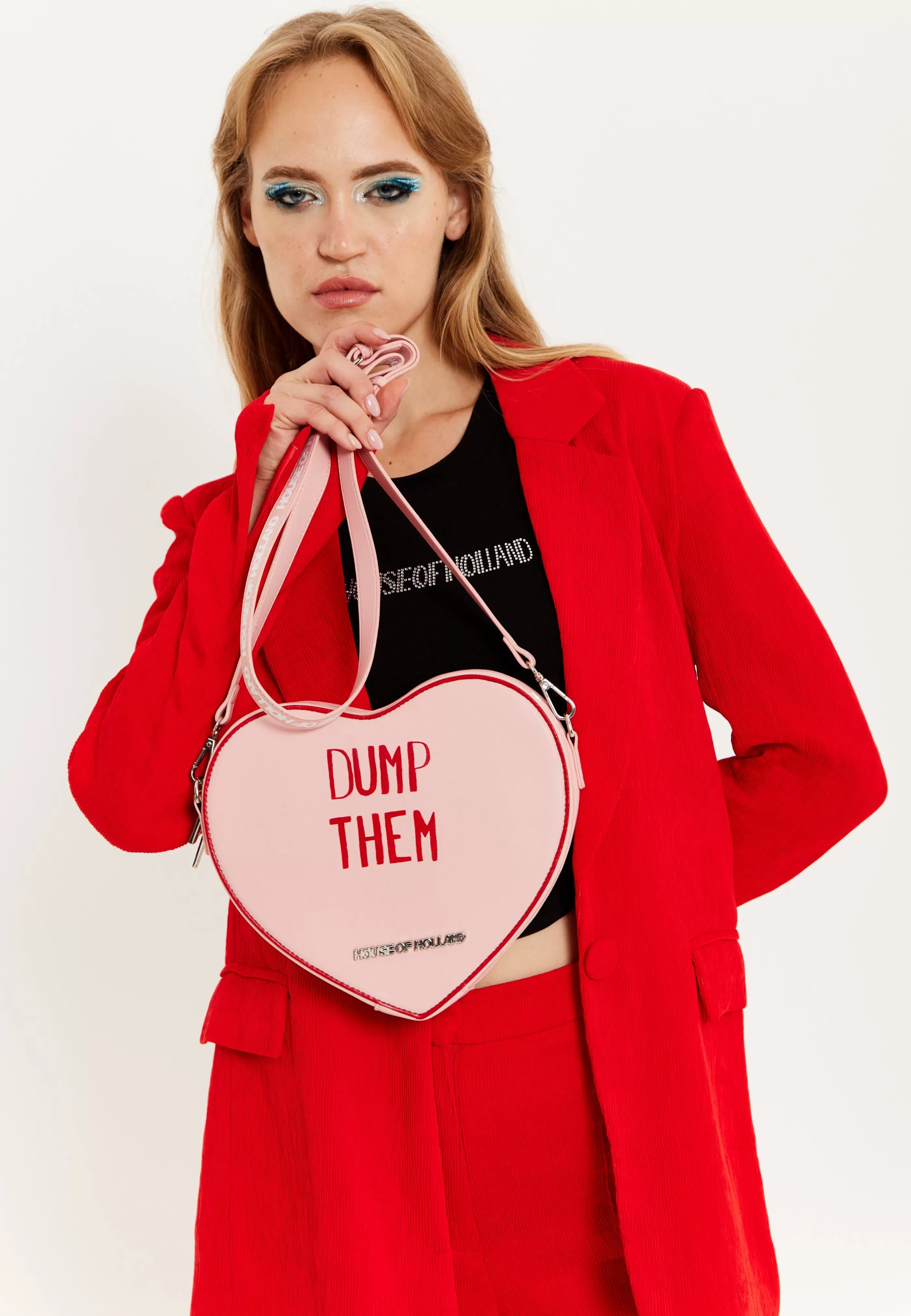 Flash Sale Bitter Sweet Heart Handbag With ''Dump Them'' Message Bags and Wallets | Bags and Wallets