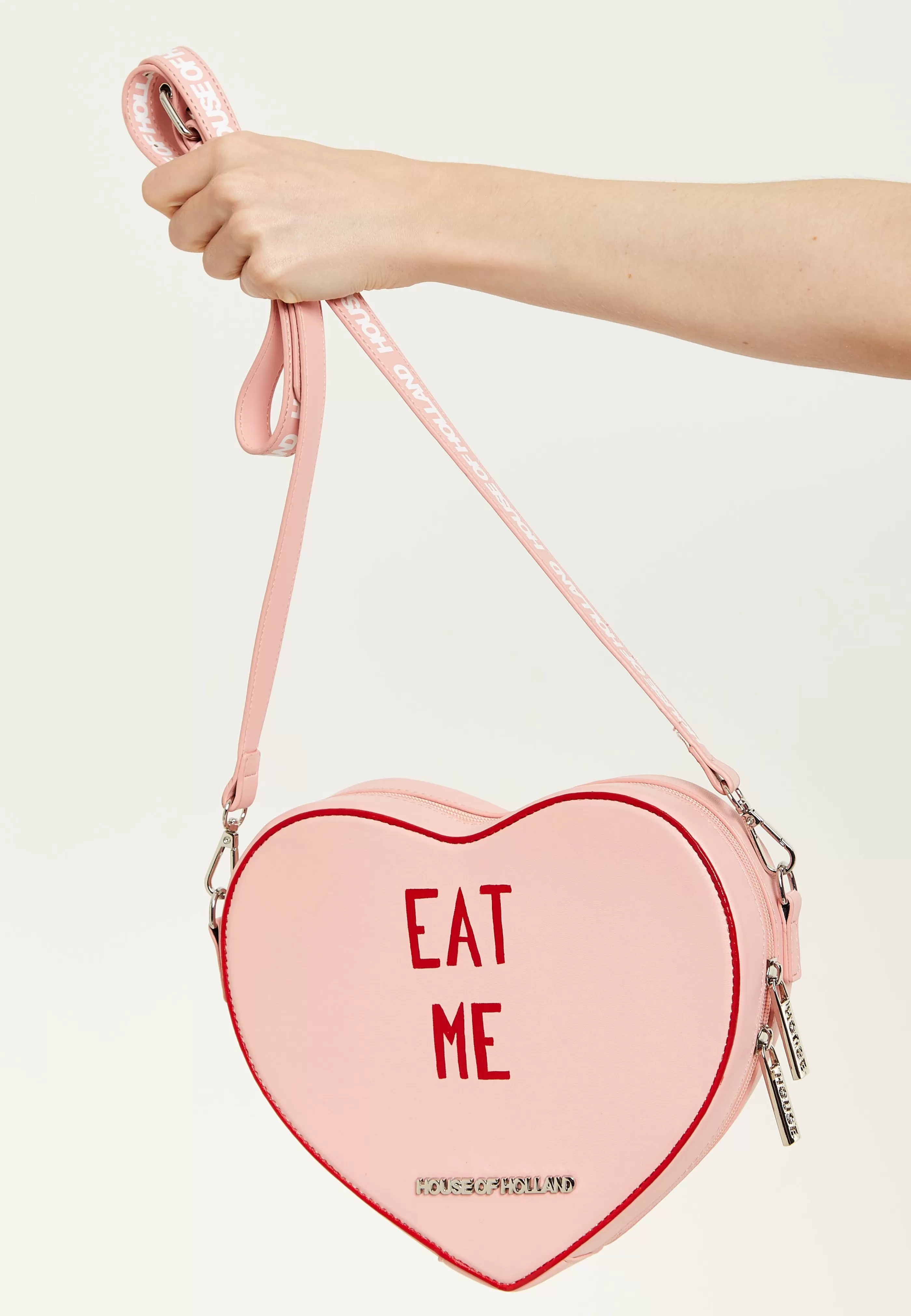 Fashion Bitter Sweet Heart Handbag With ''Eat Me'' Message Bags and Wallets | Bags and Wallets