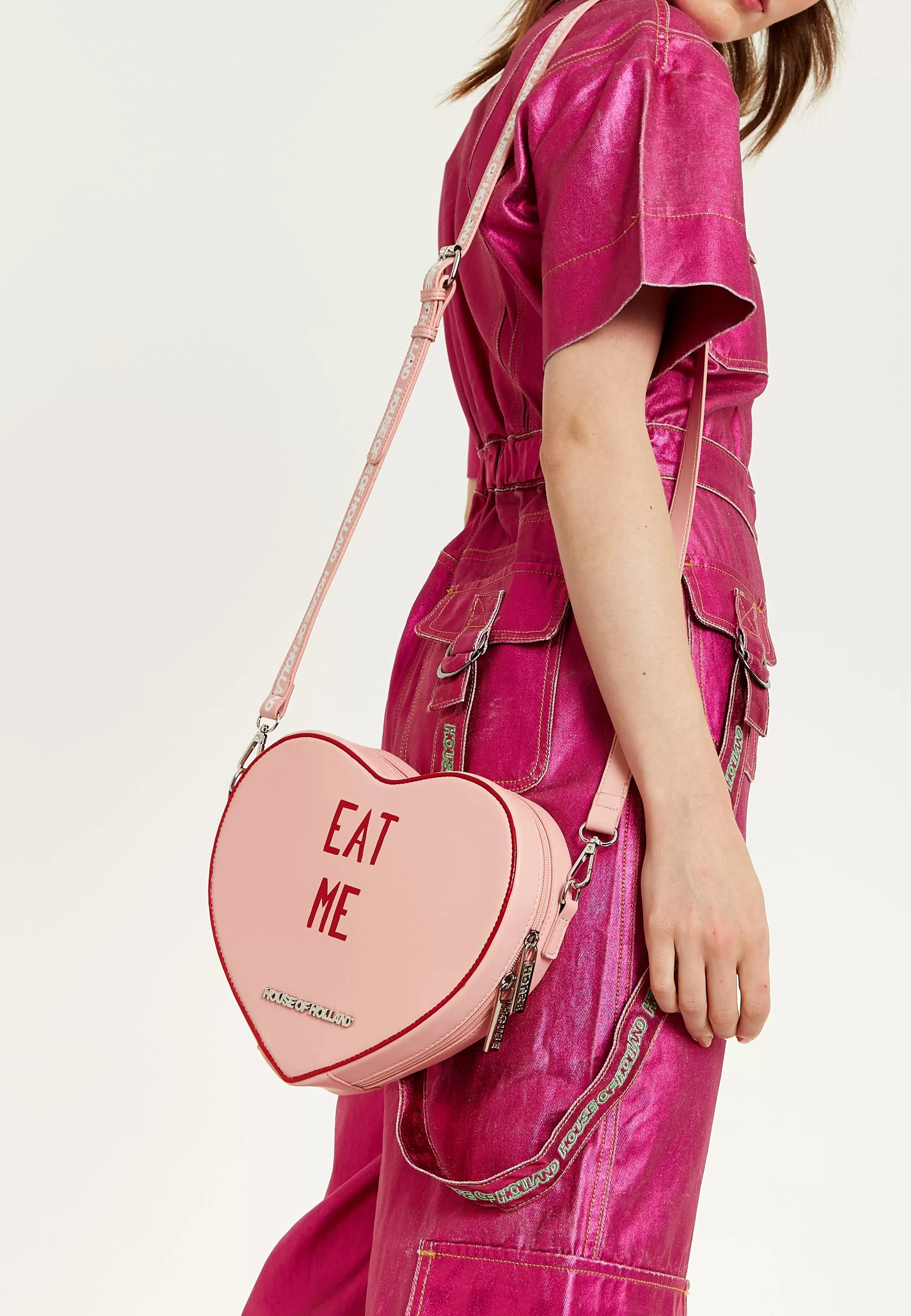 Fashion Bitter Sweet Heart Handbag With ''Eat Me'' Message Bags and Wallets | Bags and Wallets