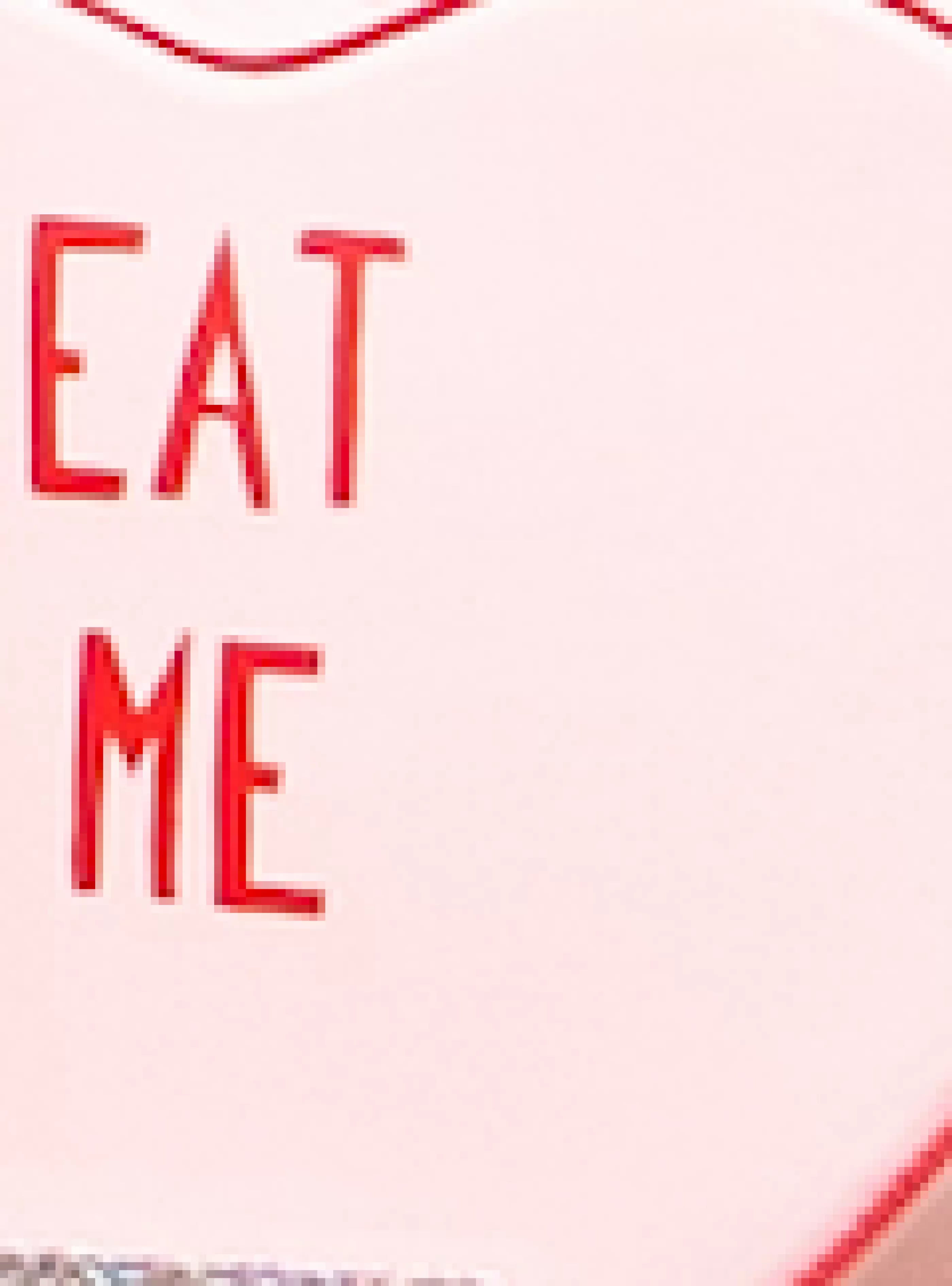 Fashion Bitter Sweet Heart Handbag With ''Eat Me'' Message Bags and Wallets | Bags and Wallets