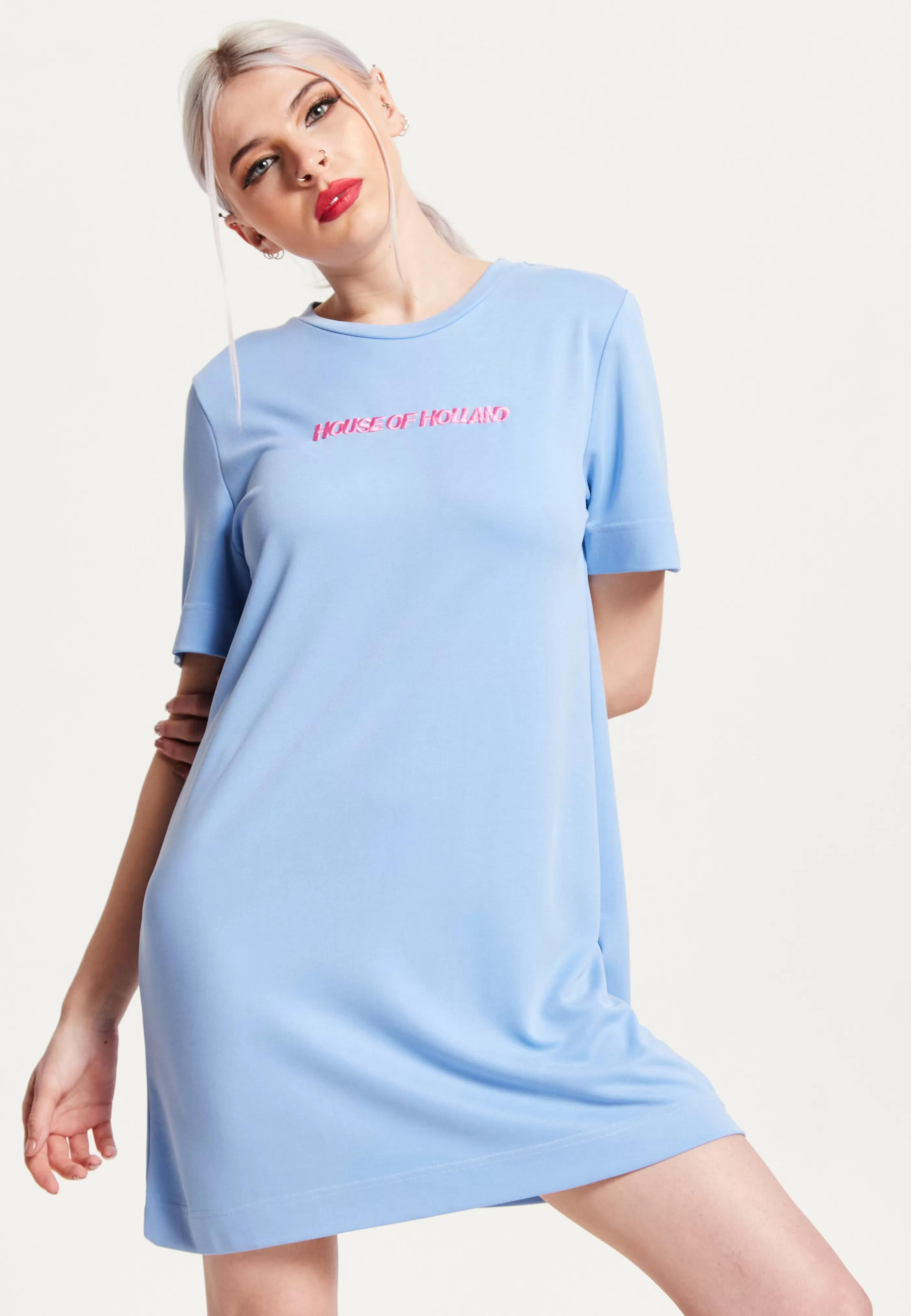 Discount Tencel T-Shirt Dress With Logo Embroidery Tops & T-shirts | Tops & T-shirts