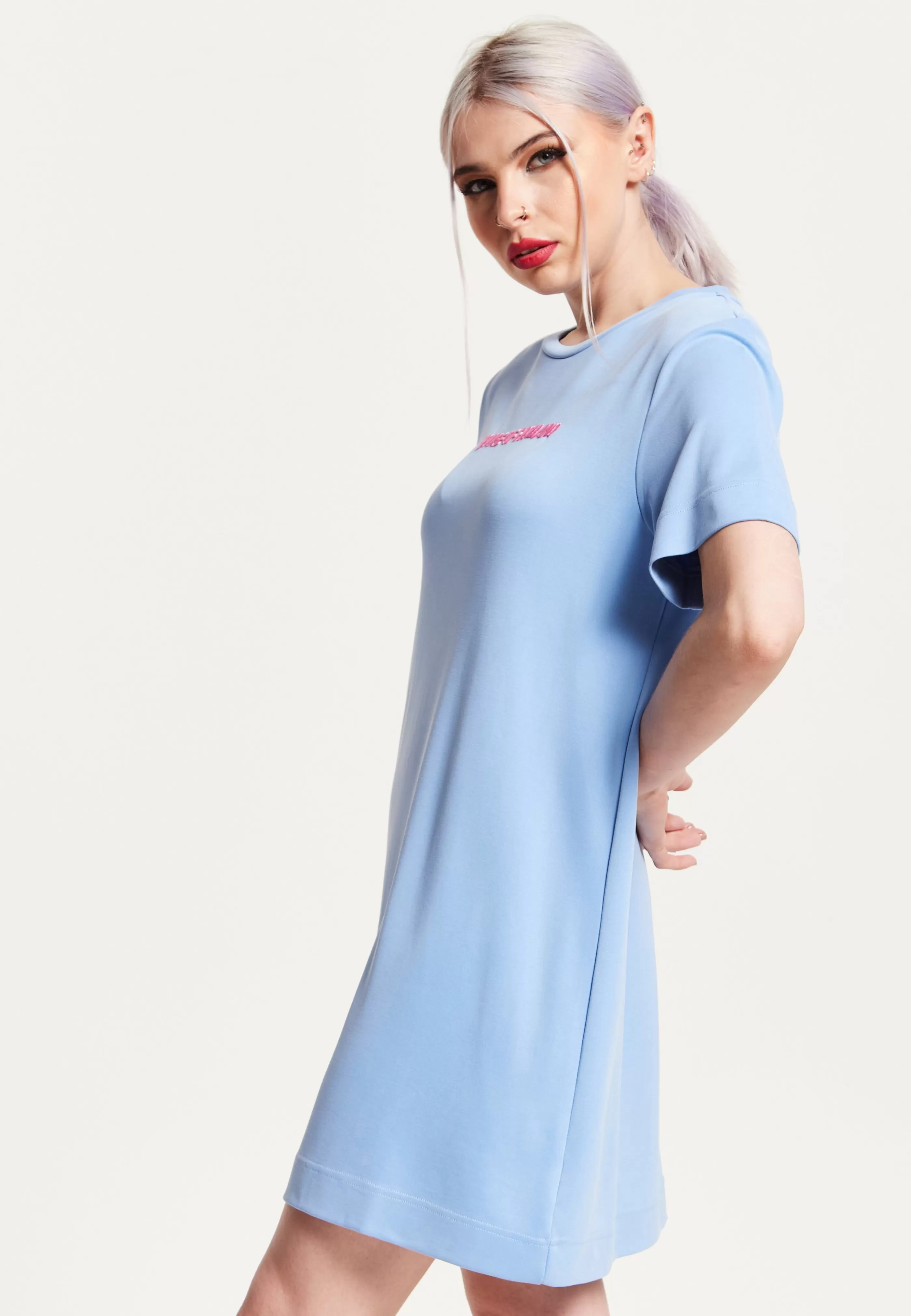 Discount Tencel T-Shirt Dress With Logo Embroidery Tops & T-shirts | Tops & T-shirts