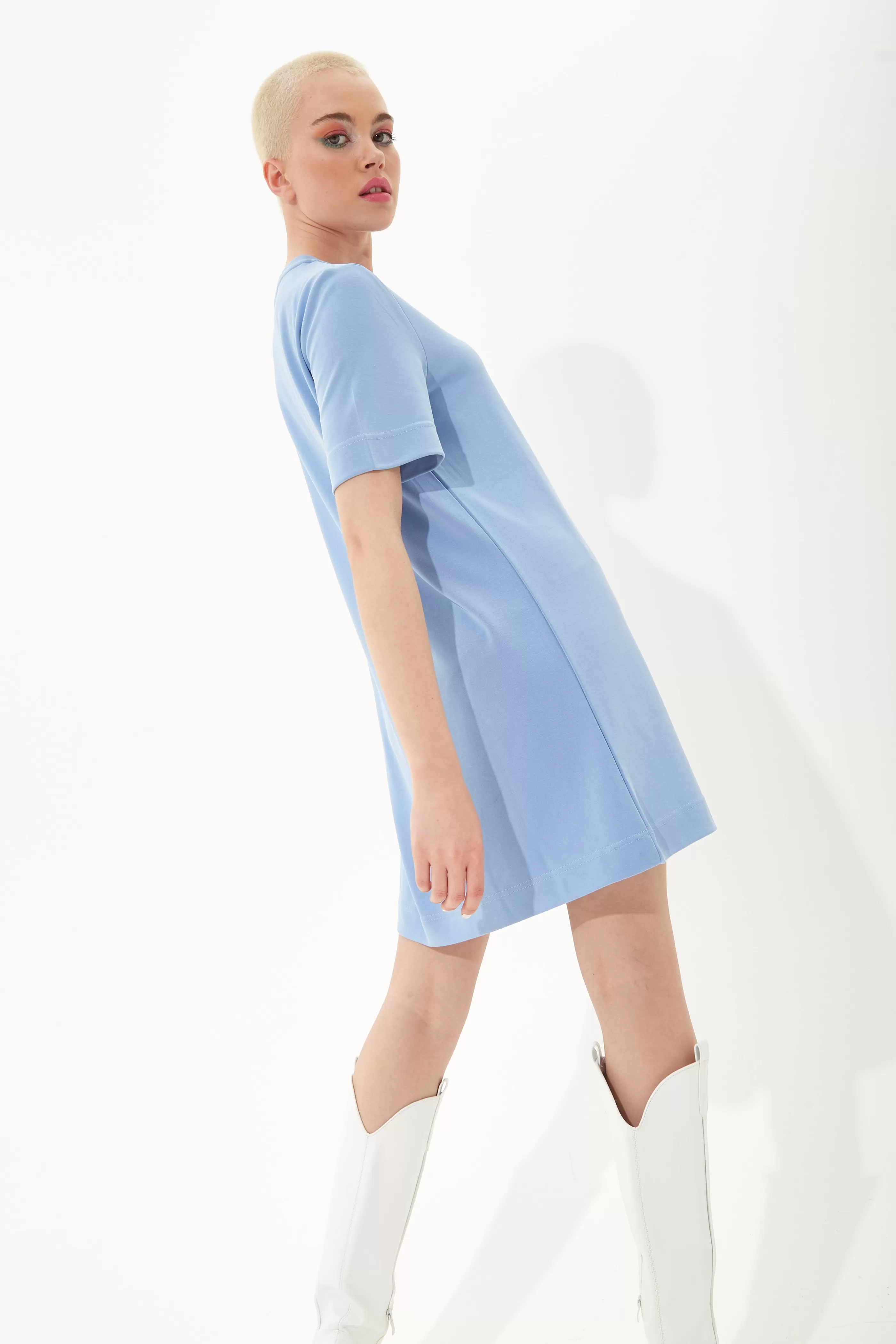 Discount Tencel T-Shirt Dress With Logo Embroidery Tops & T-shirts | Tops & T-shirts