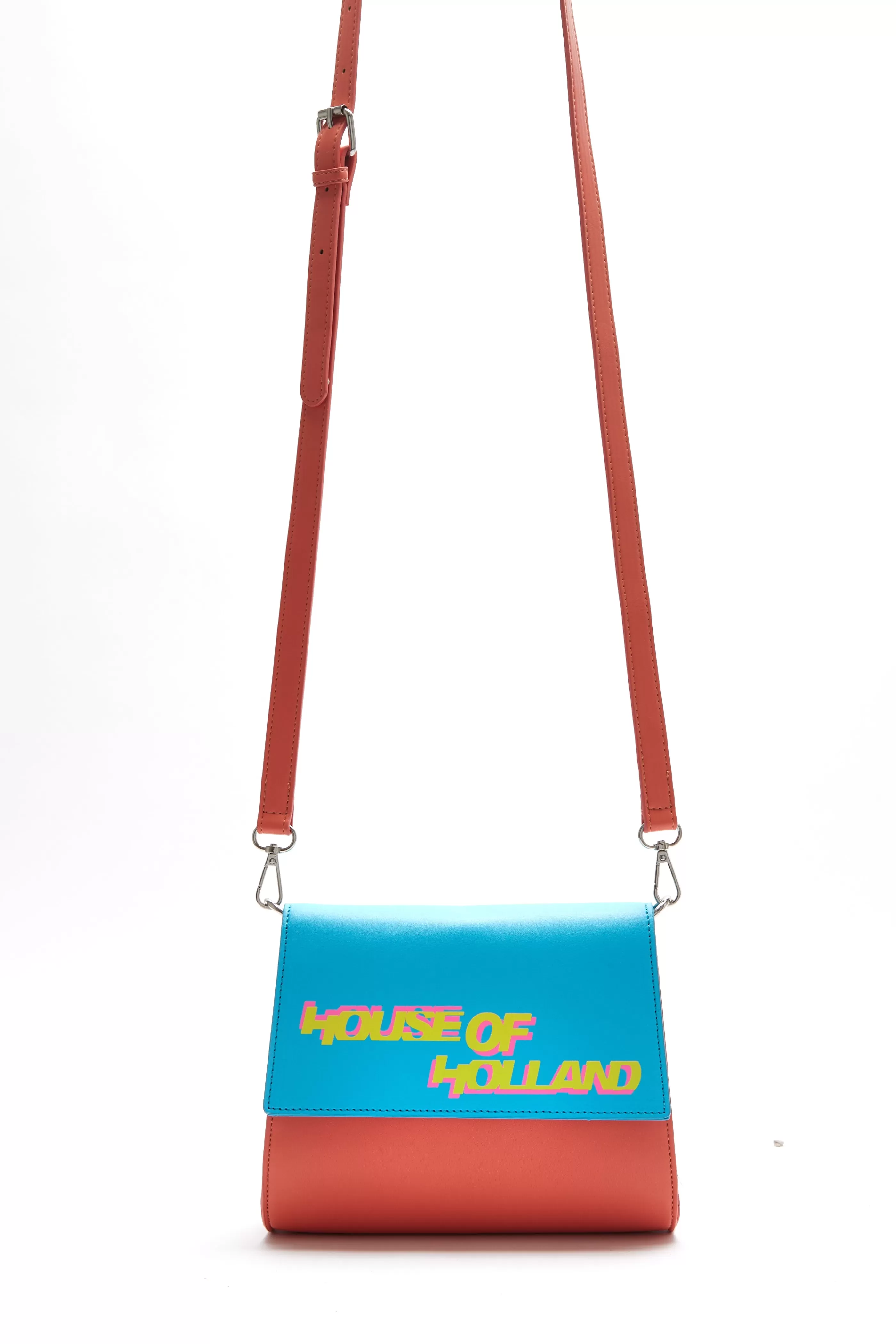 Cheap Cross Body Bag In And Blue With A Printed Logo Bags and Wallets | Bags and Wallets