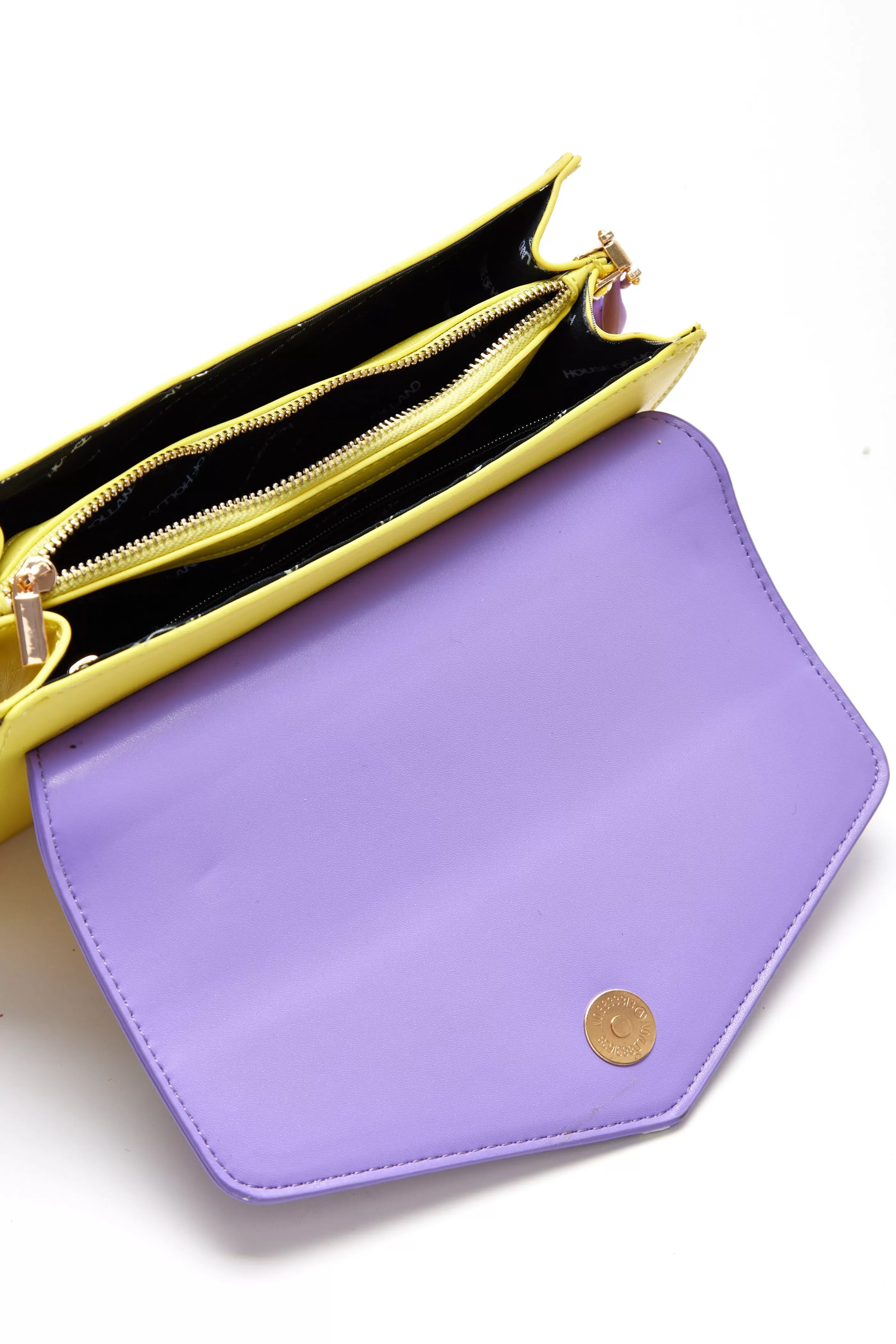 Shop Cross Body Bag In And Yellow With A Chain Deta Bags and Wallets | Bags and Wallets