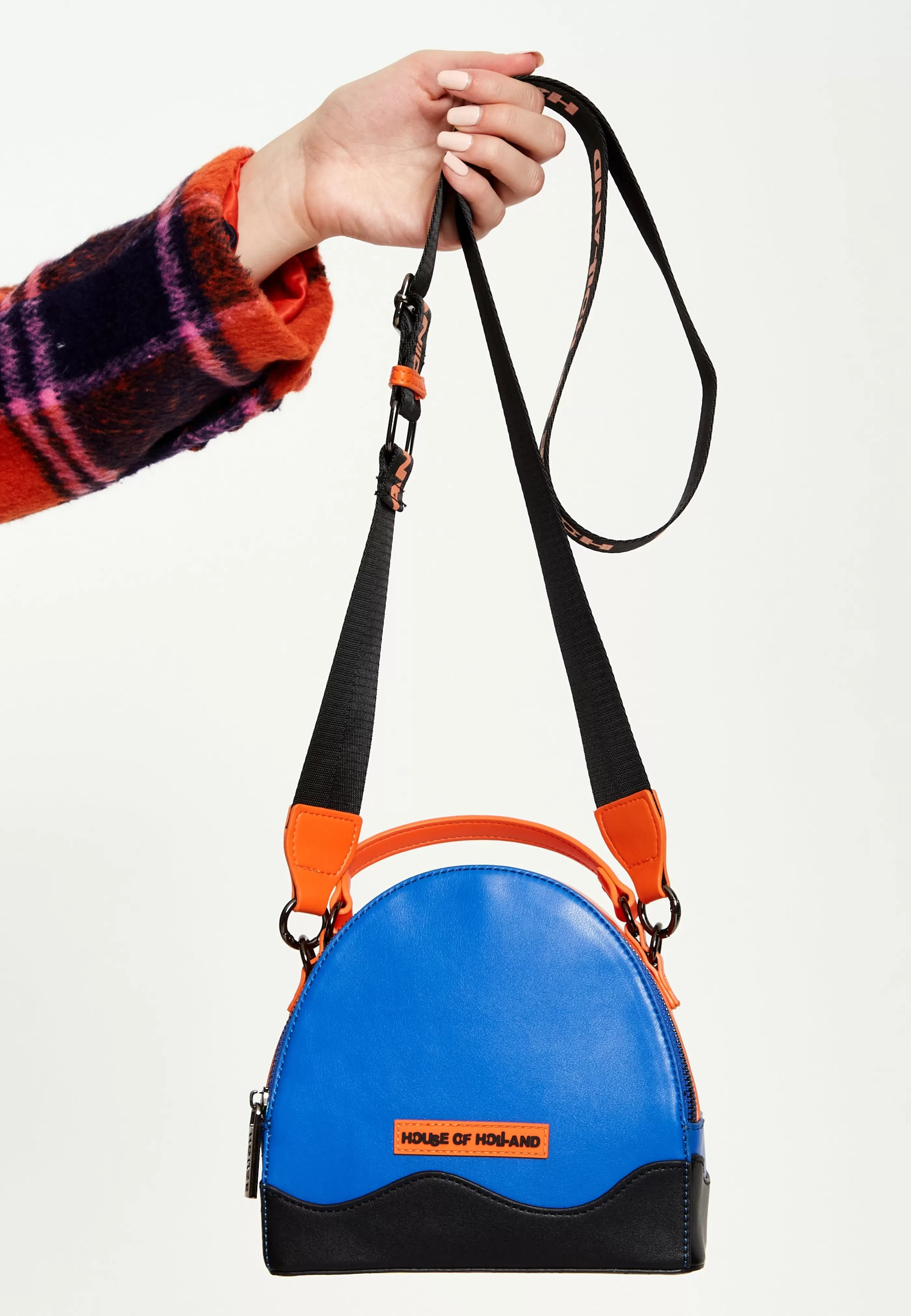 Cheap Cross Body Bag In Royal , Orange And Black With P Bags and Wallets | Bags and Wallets