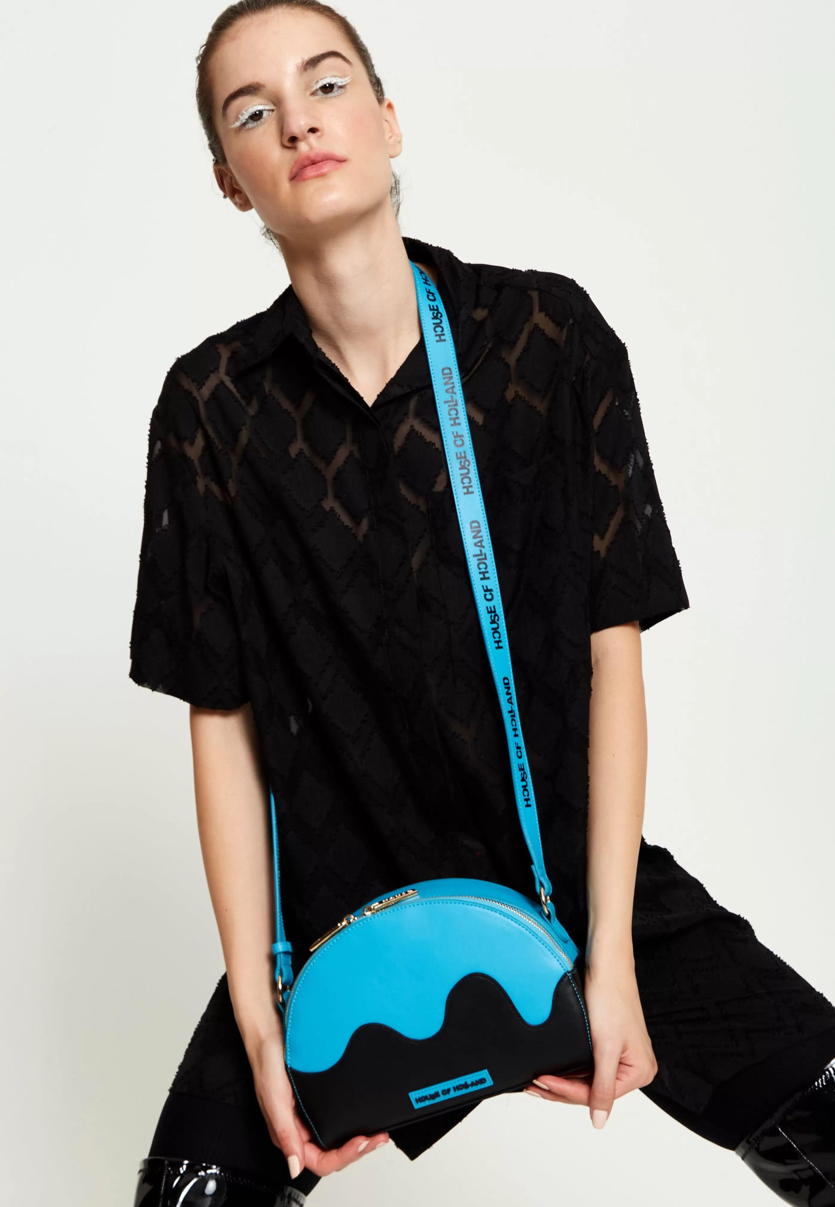 Cheap Cross Body Bag In Royal Printed Logo Bags and Wallets | Bags and Wallets