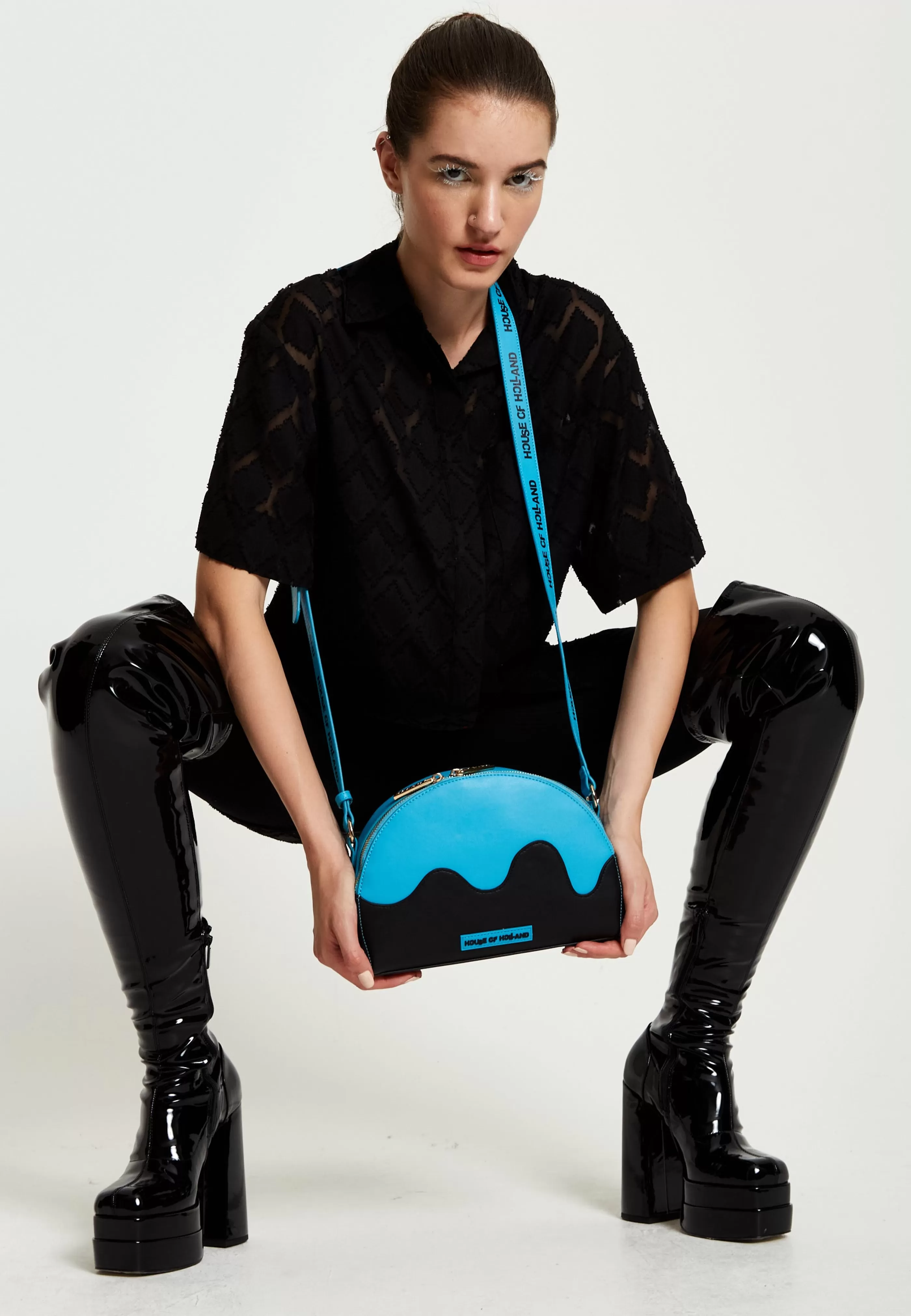 Cheap Cross Body Bag In Royal Printed Logo Bags and Wallets | Bags and Wallets