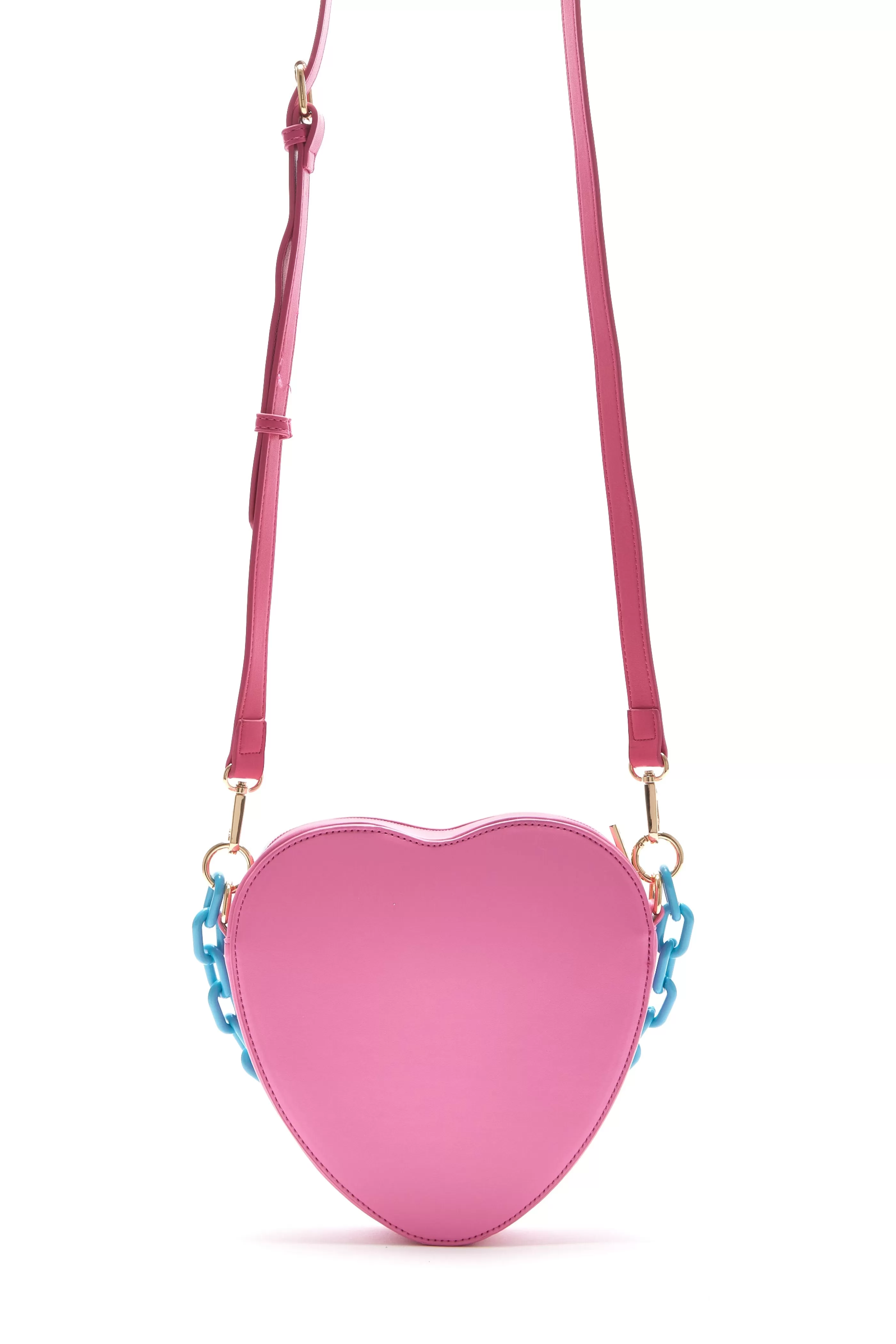 Hot Heart Shape Cross Body Bag In With A Chain Detai Bags and Wallets | Bags and Wallets