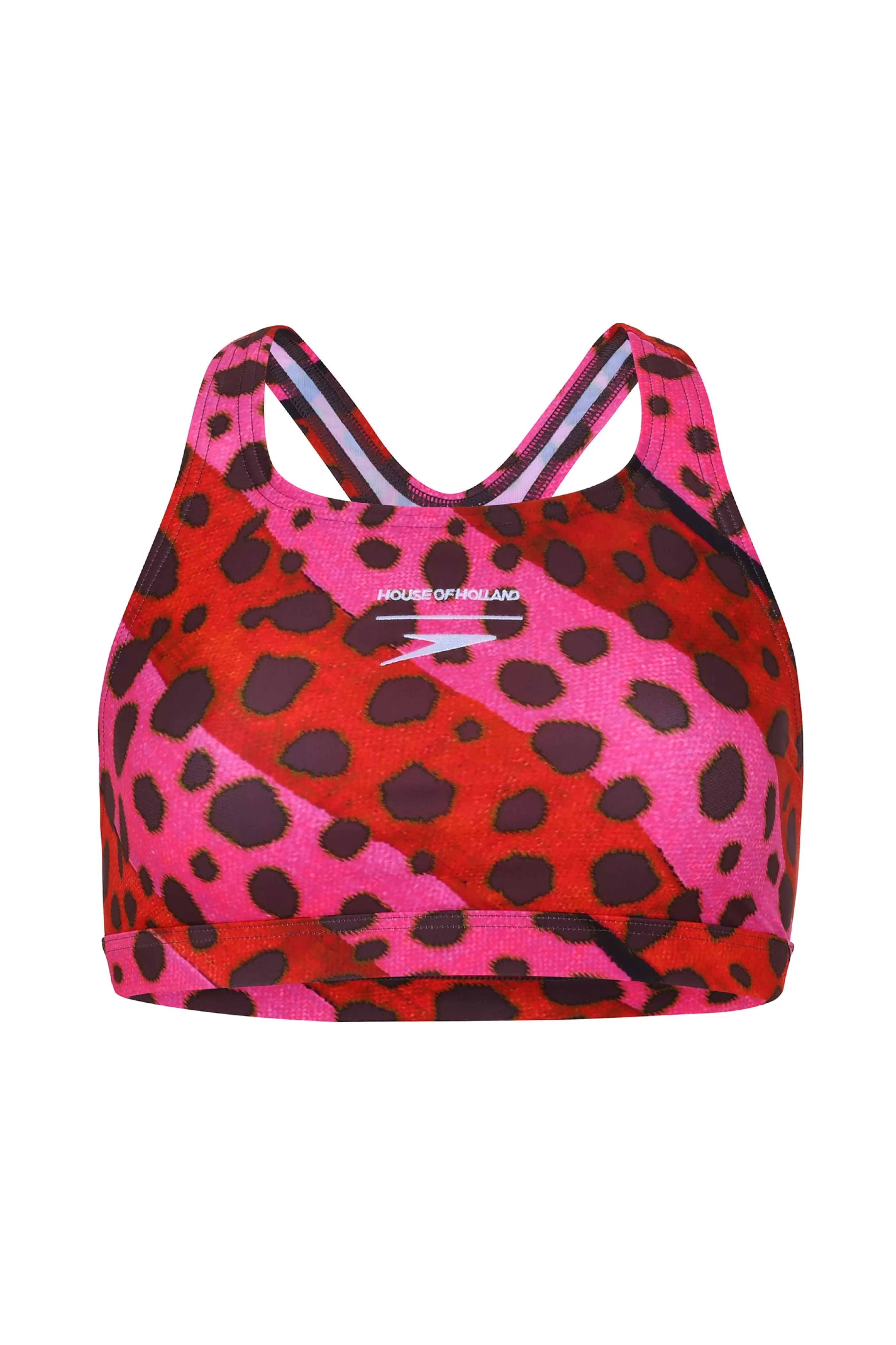 Best HOH X Speedo Bright Cheetah Stripe Bralet Tops & T-shirts | Tops & T-shirts