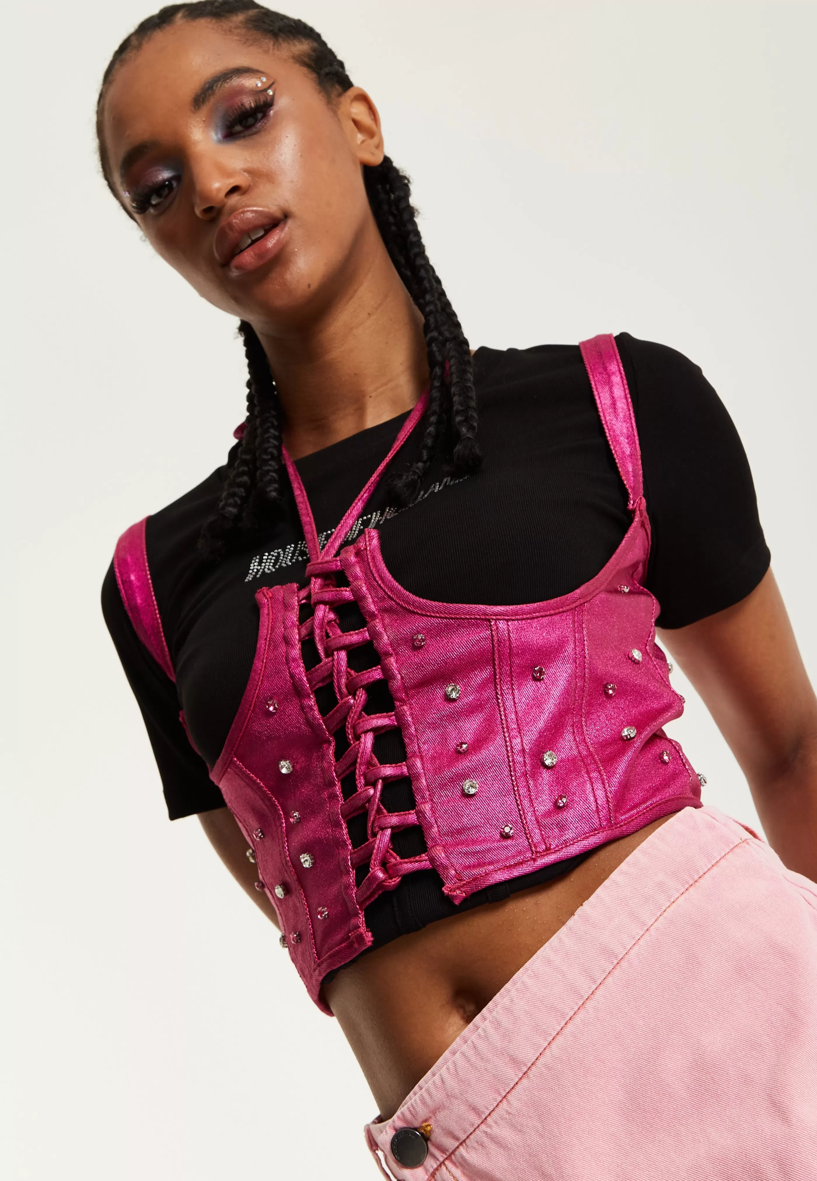 Sale Hot Studded Corset Top Tops & T-shirts | Tops & T-shirts