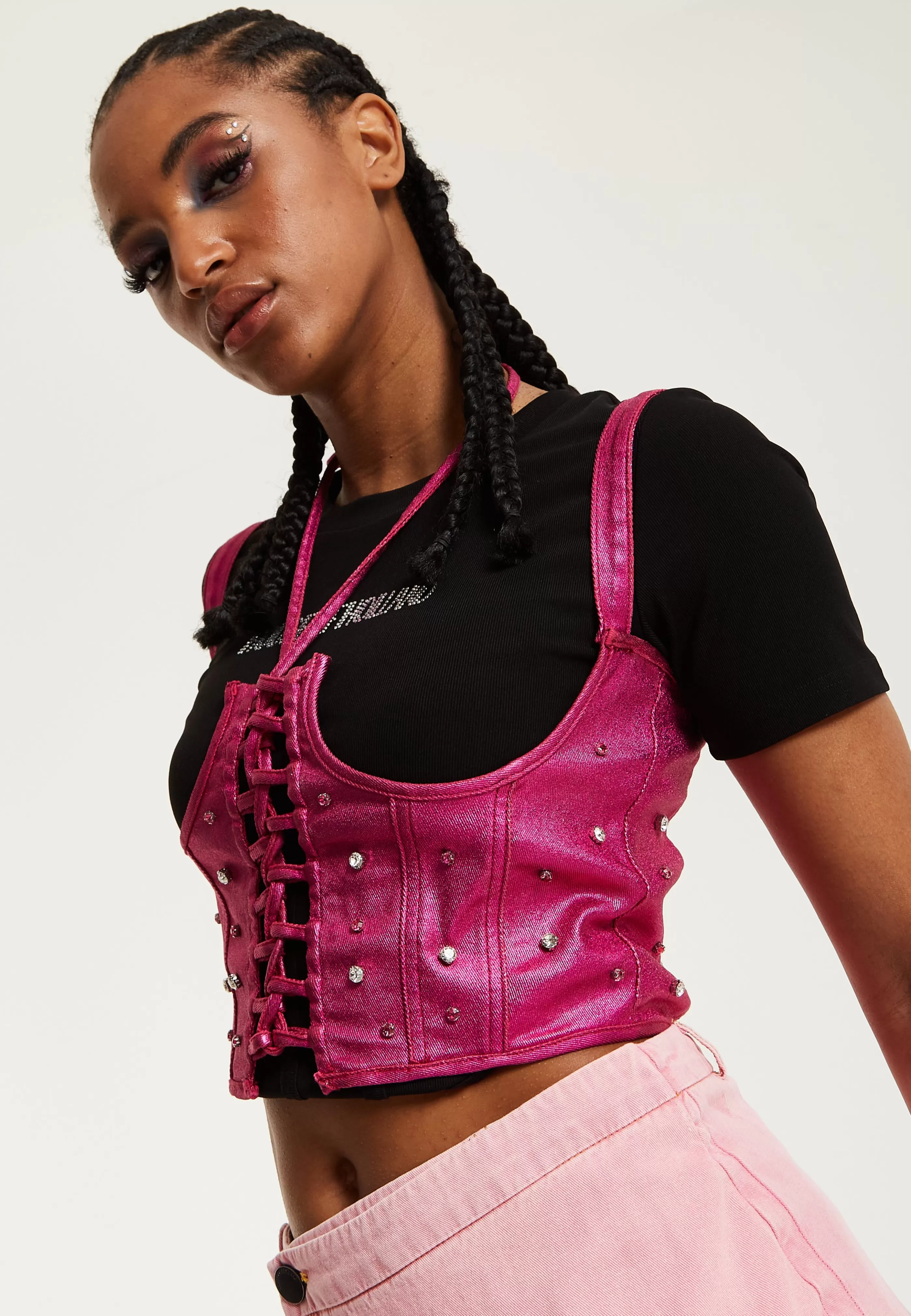 Sale Hot Studded Corset Top Tops & T-shirts | Tops & T-shirts