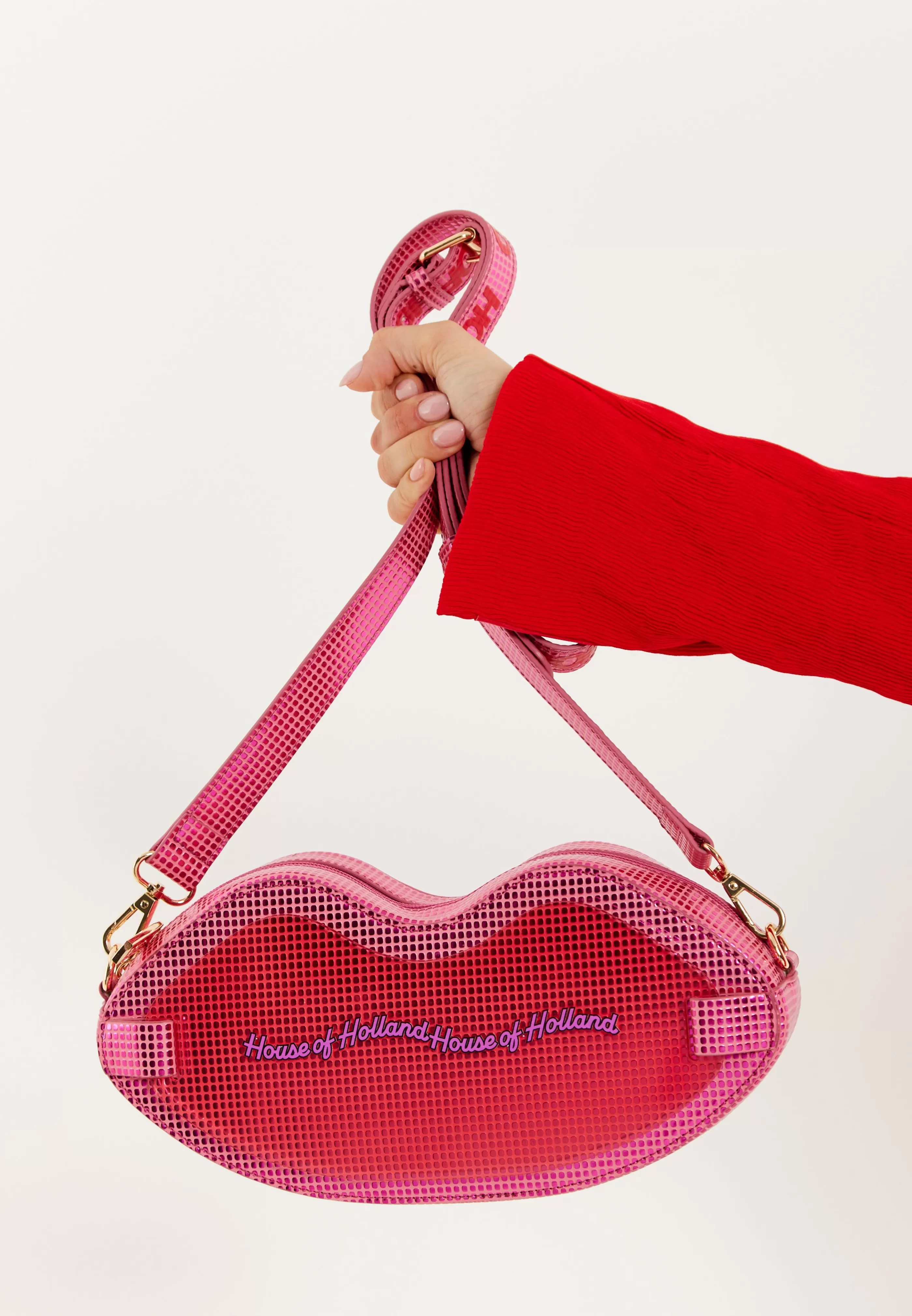 Fashion Lip Shape Shoulder Bag In With Acrylic Front Bags and Wallets | Bags and Wallets