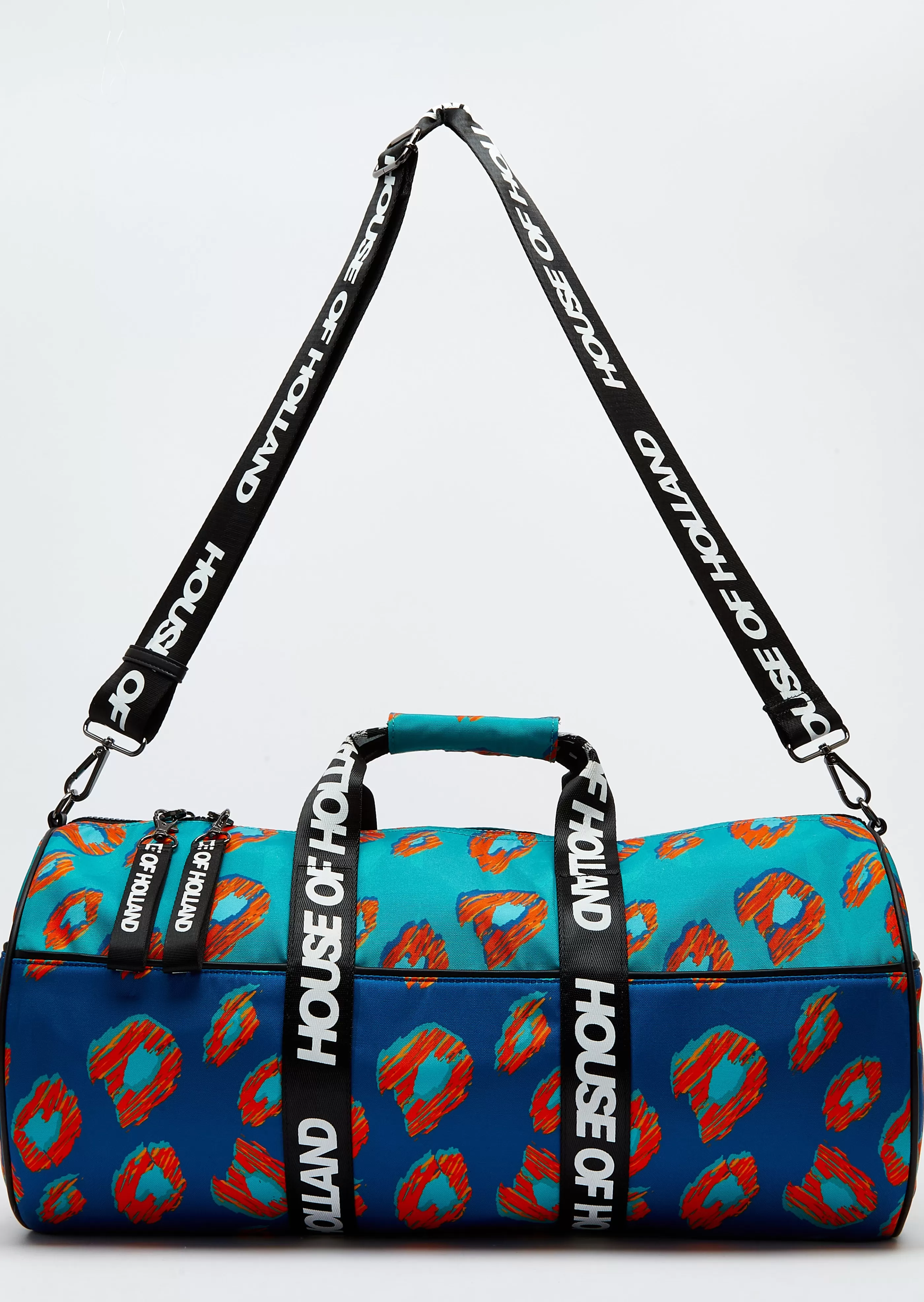 Hot Logo Pattern Holdall Bag In Blue Bags and Wallets | Bags and Wallets