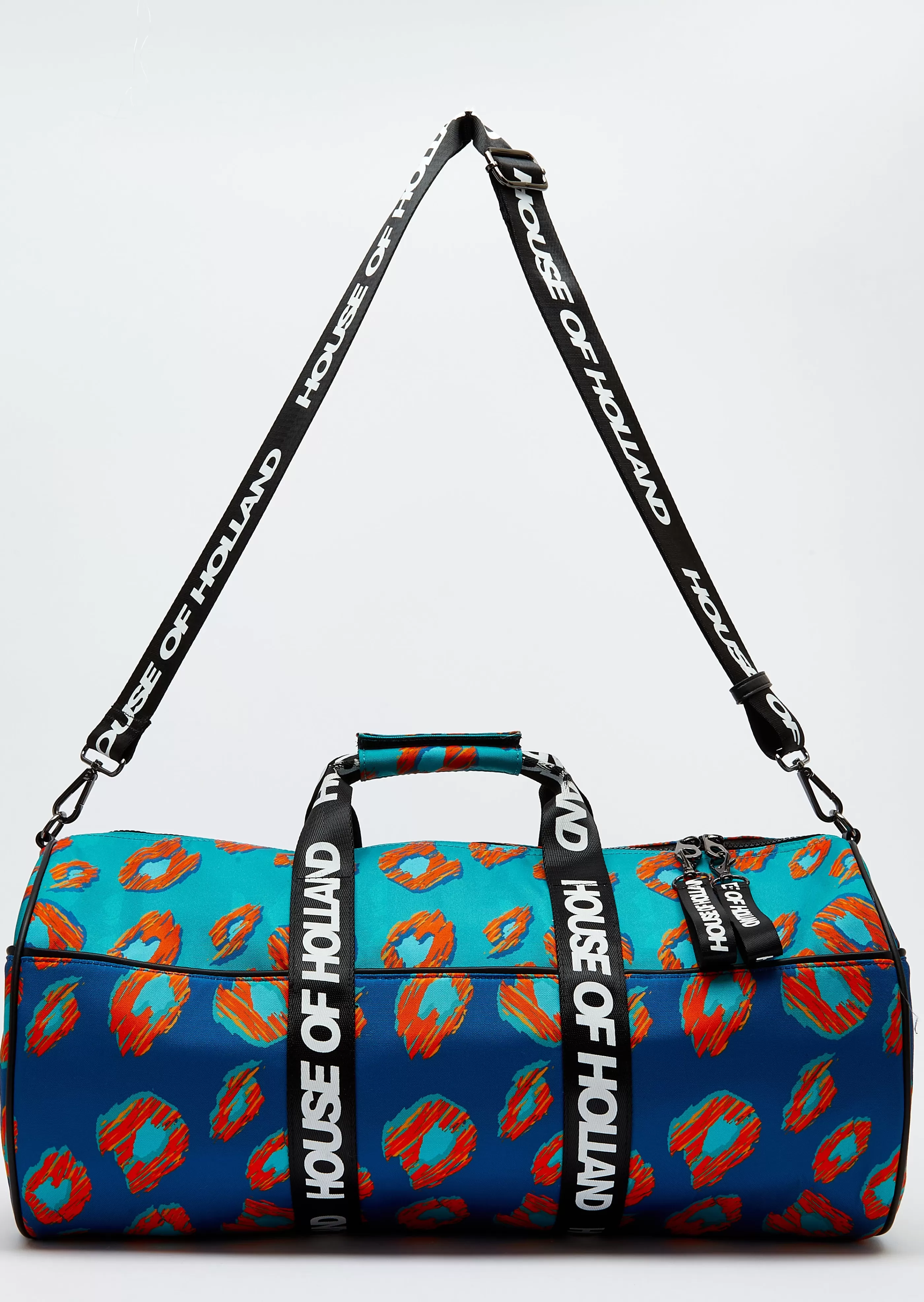 Hot Logo Pattern Holdall Bag In Blue Bags and Wallets | Bags and Wallets