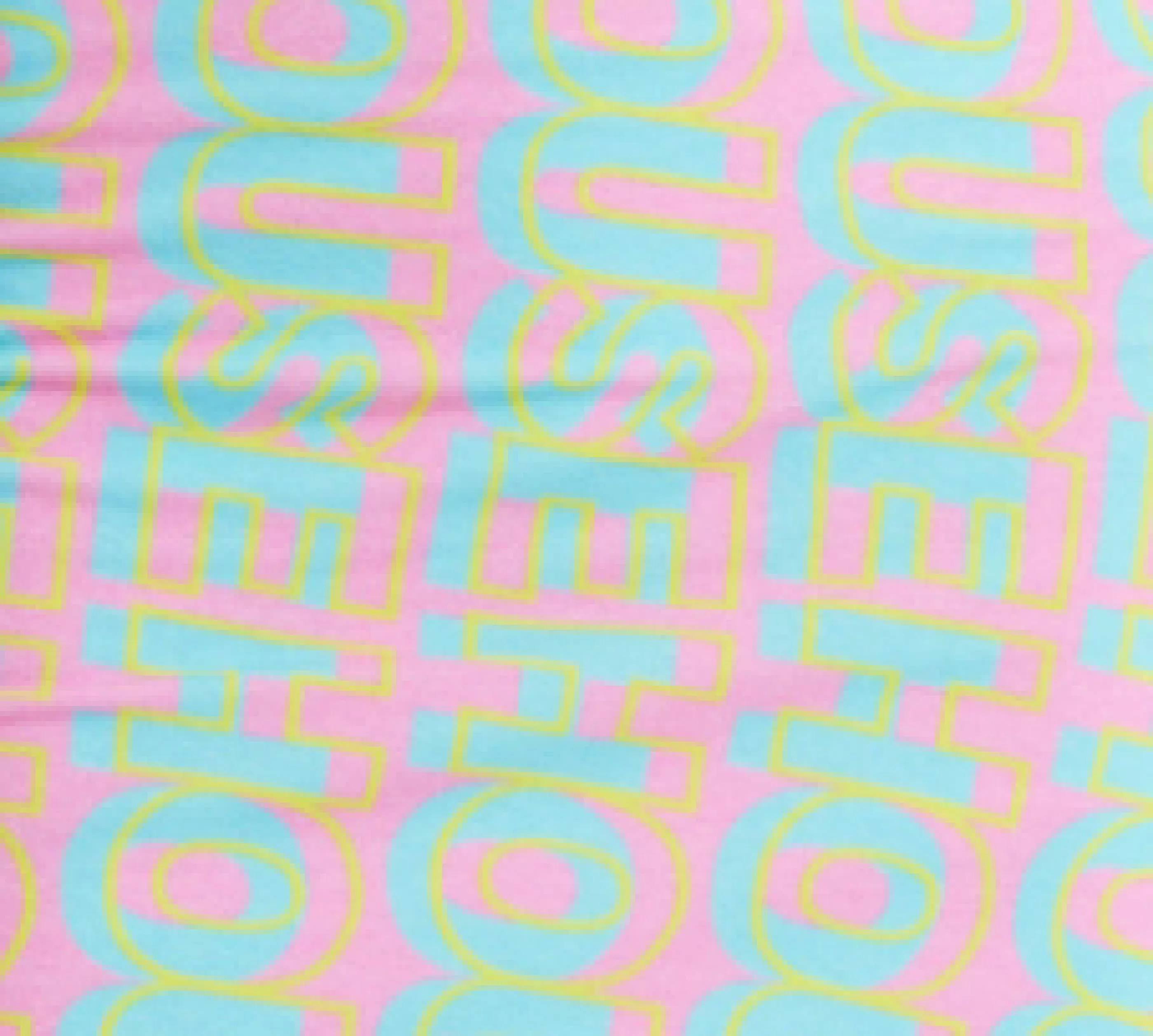 Fashion Logo Printed Jersey Mini Dress In Blue And Pink Dresses | Dresses