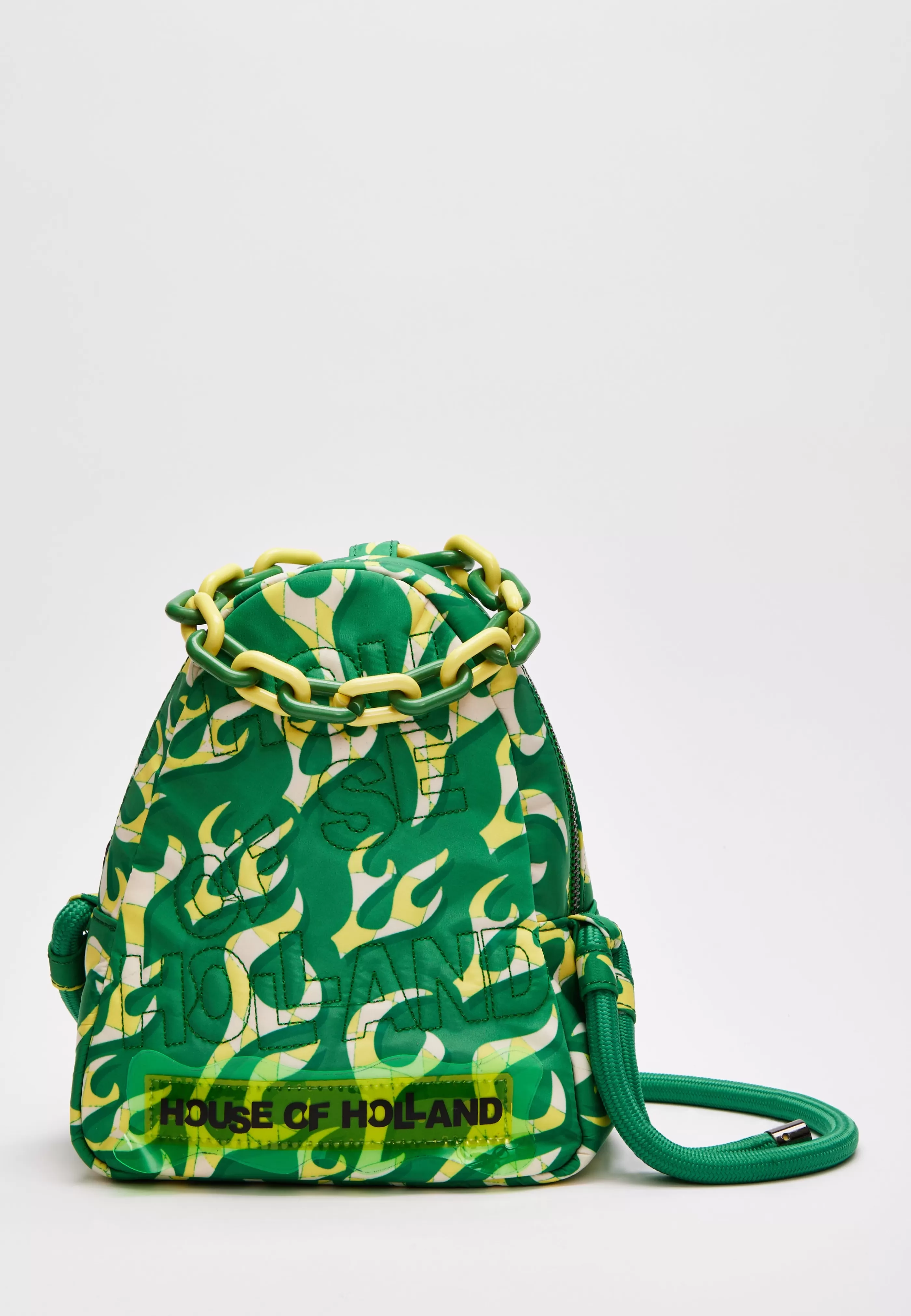 Sale Mint Flame Bag With Quilted Logo And Chain Deta Bags and Wallets | Bags and Wallets