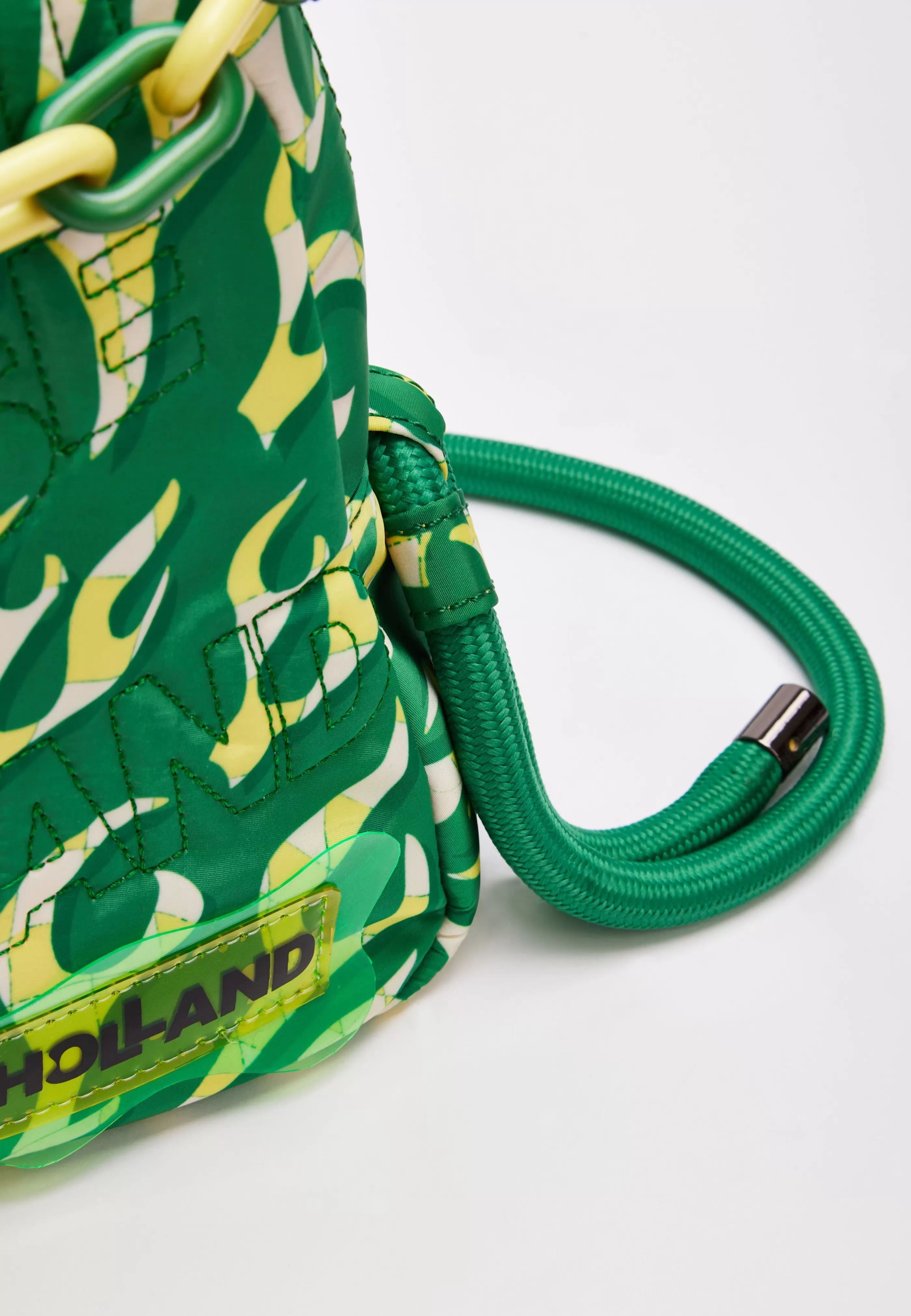 Sale Mint Flame Bag With Quilted Logo And Chain Deta Bags and Wallets | Bags and Wallets