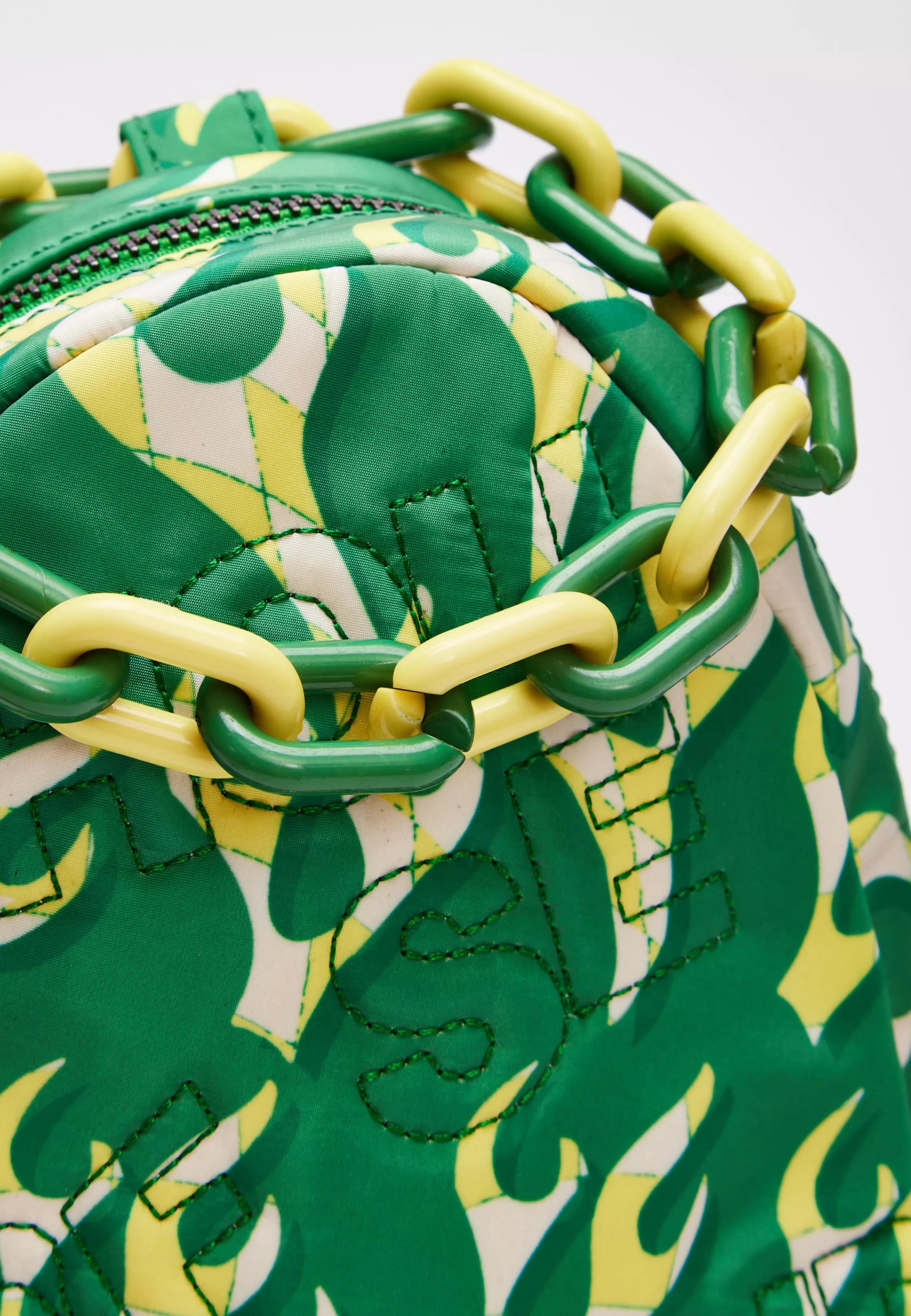 Sale Mint Flame Bag With Quilted Logo And Chain Deta Bags and Wallets | Bags and Wallets