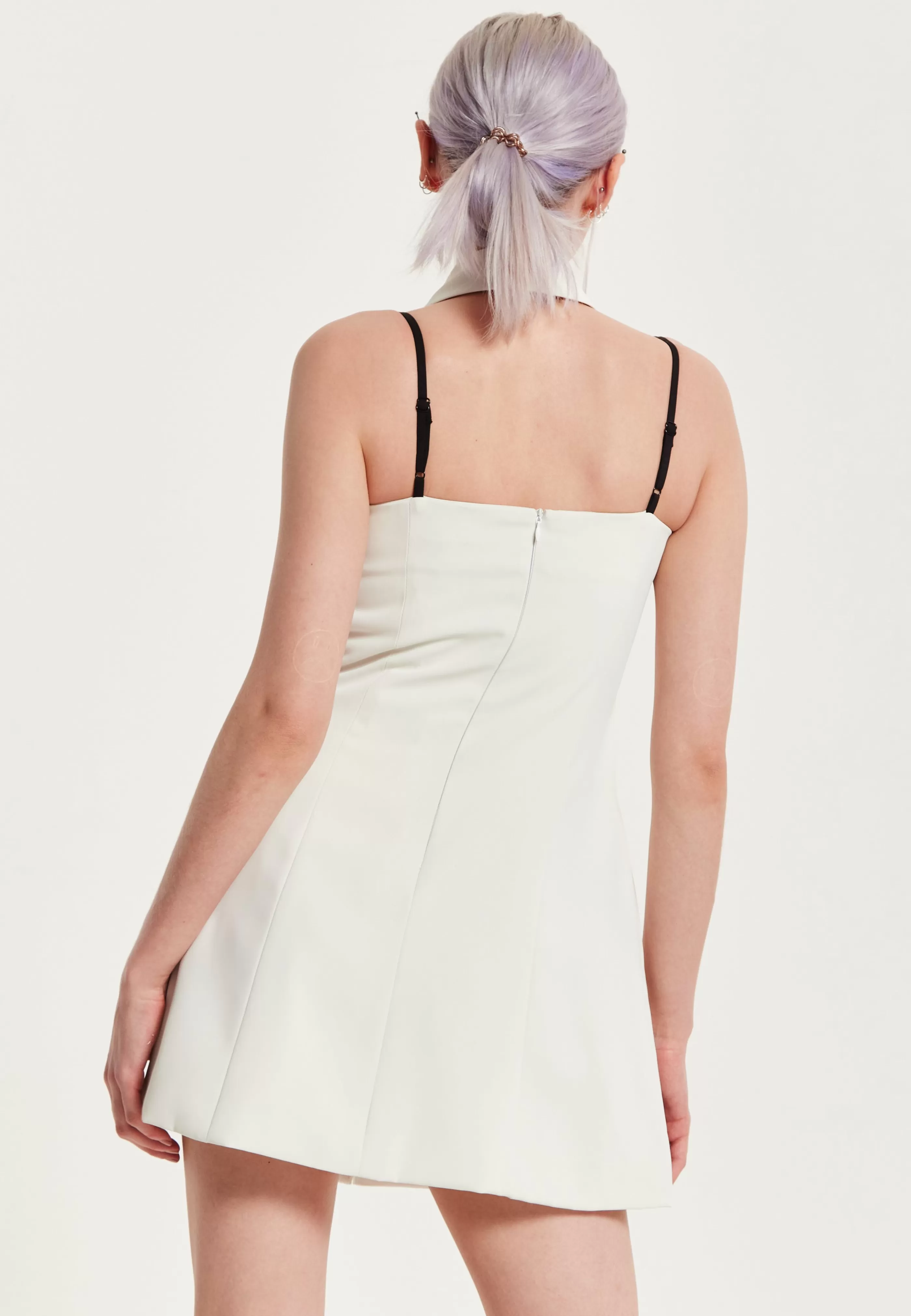 Cheap Monochrome Lapel Lock Blazer Dress Off Dresses | Dresses