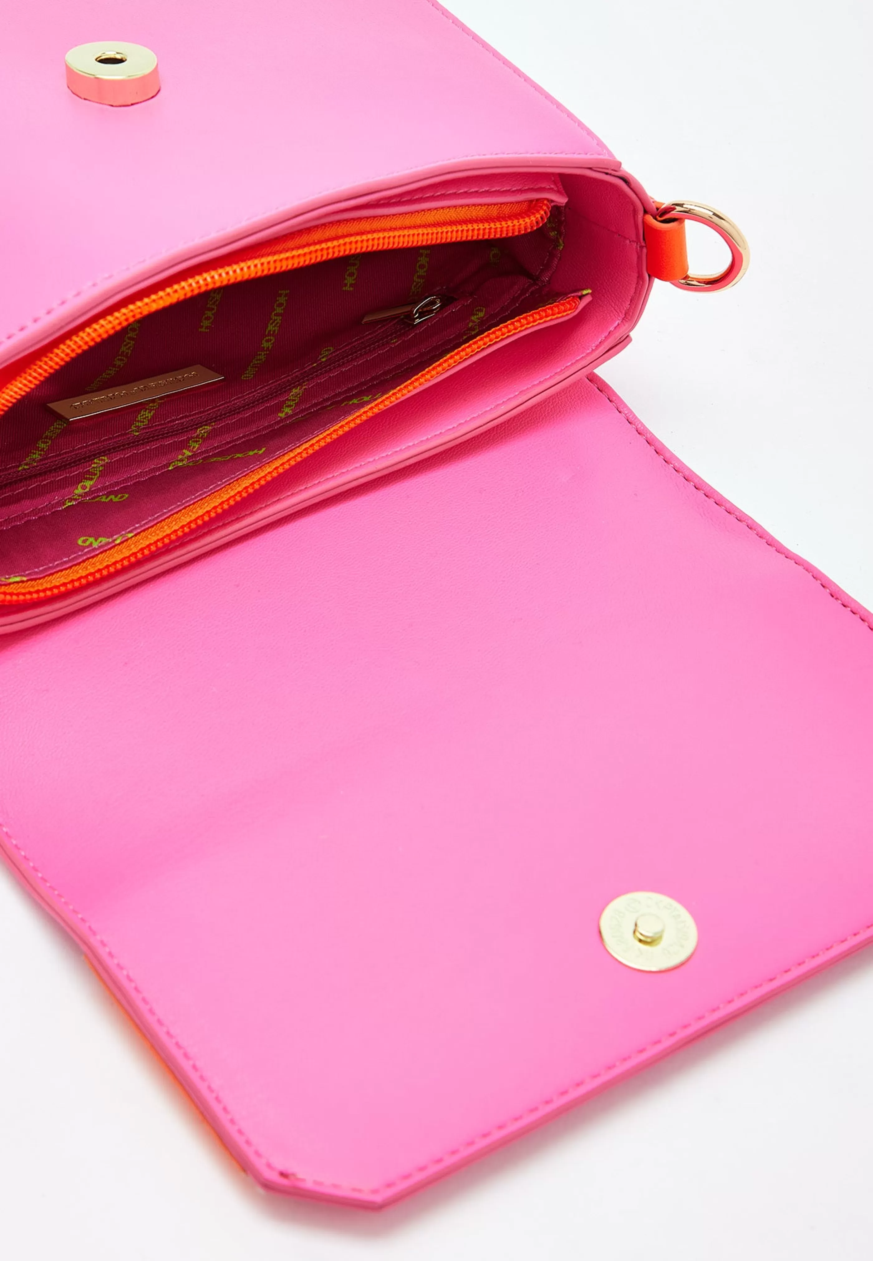 Best Sale And Orange Crossbody Bag With Logo Printed Acryl Bags and Wallets | Bags and Wallets