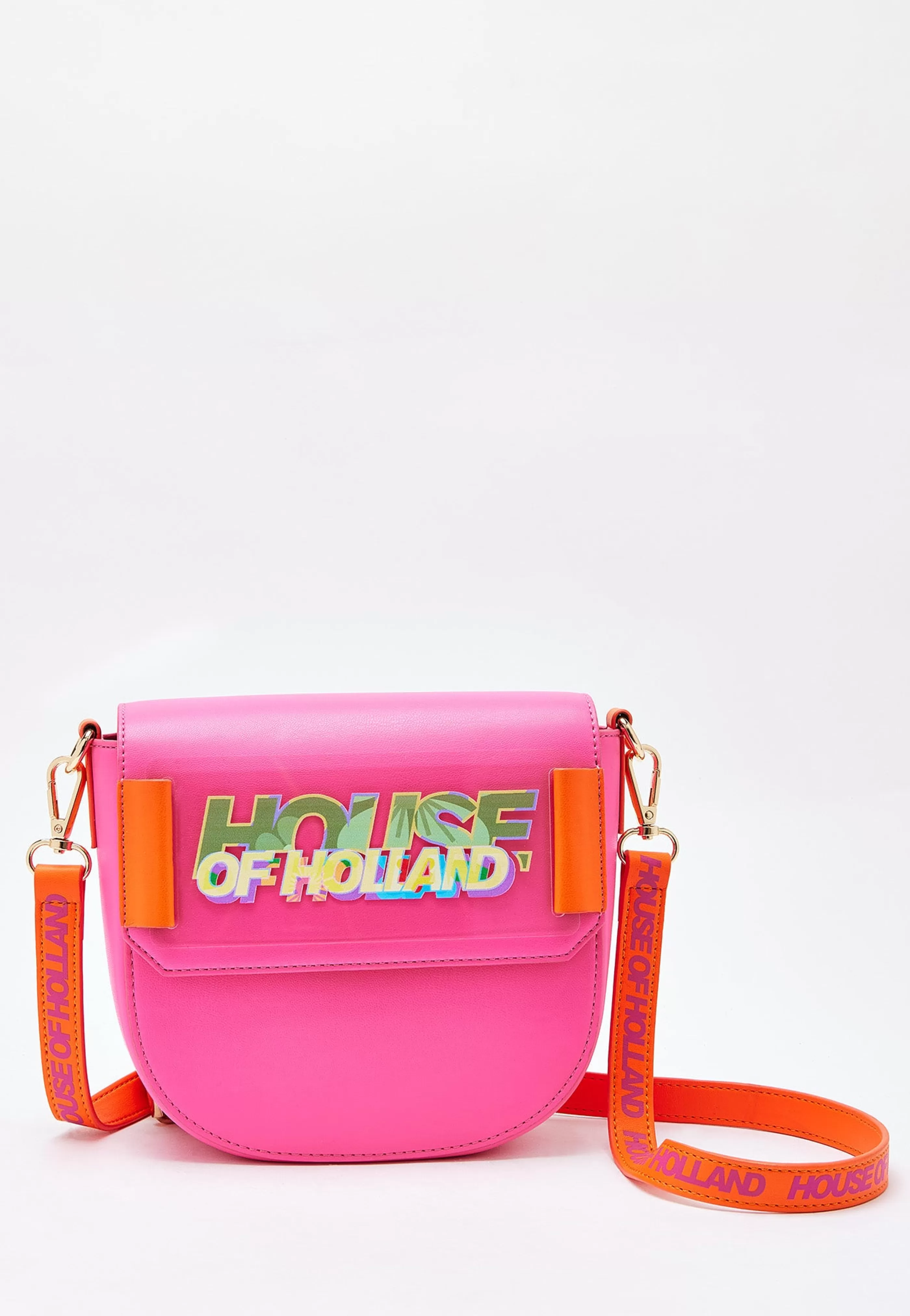 Best Sale And Orange Crossbody Bag With Logo Printed Acryl Bags and Wallets | Bags and Wallets
