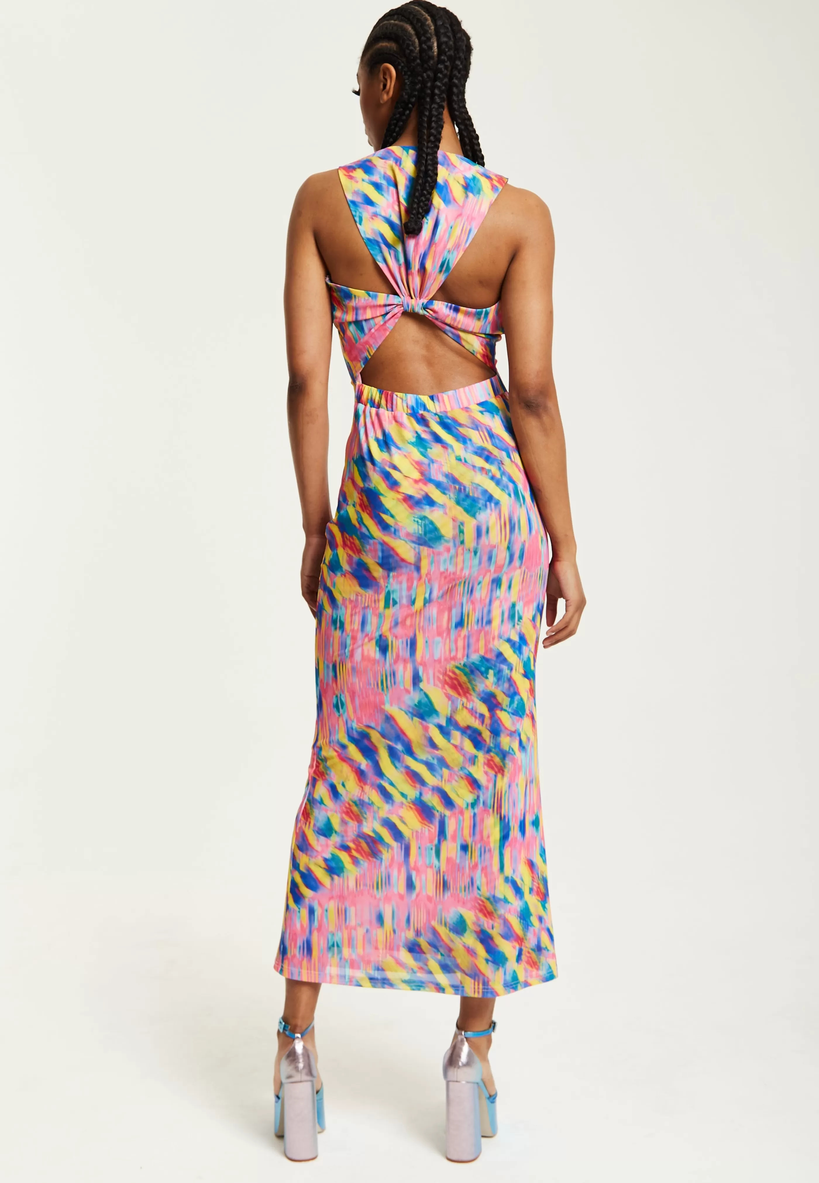 Discount Maxi Dress With Multicolour Rainbow Print Dresses | Dresses