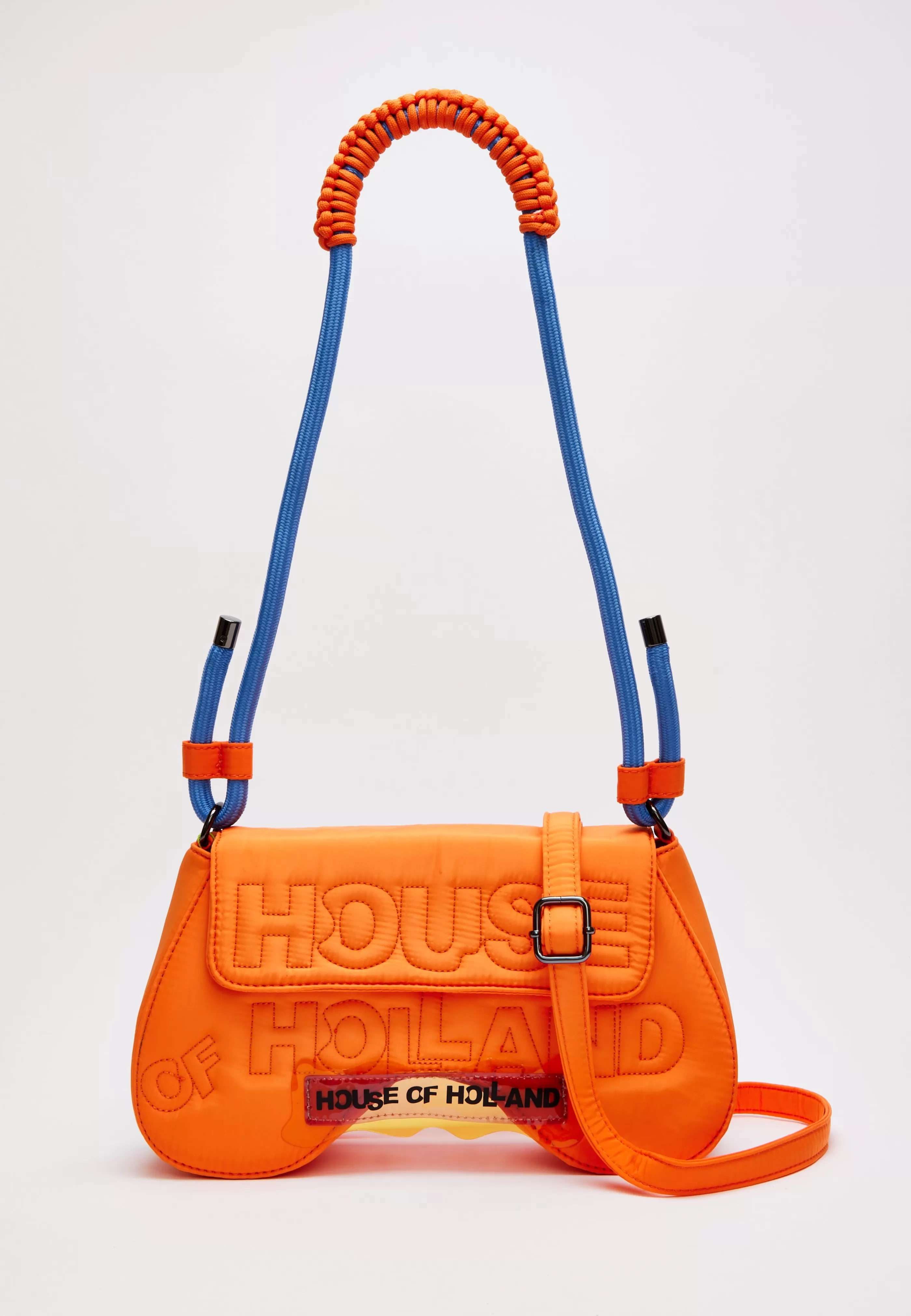New Saddle Bag In And Blue With Quilted Logo Bags and Wallets | Bags and Wallets