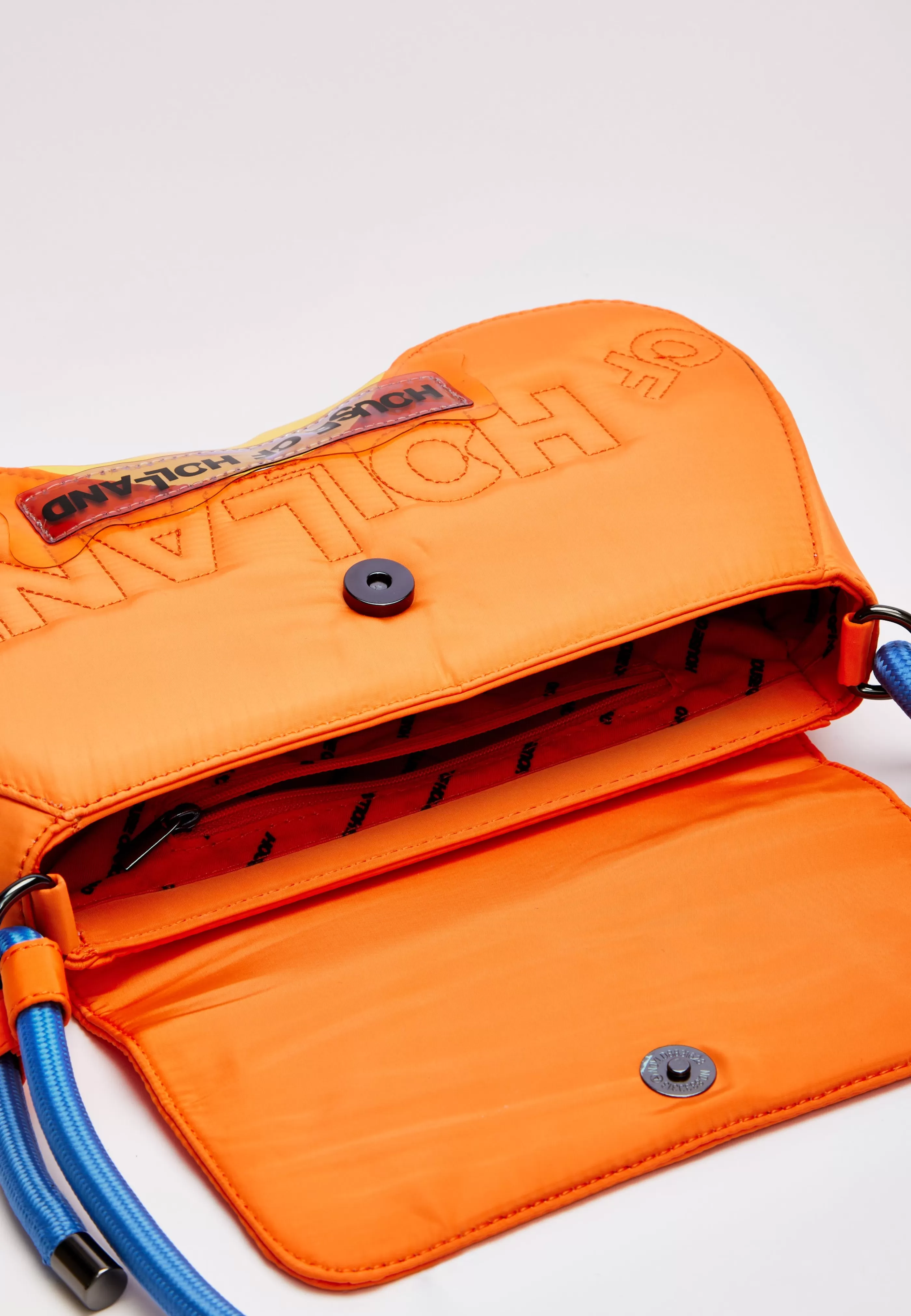 New Saddle Bag In And Blue With Quilted Logo Bags and Wallets | Bags and Wallets