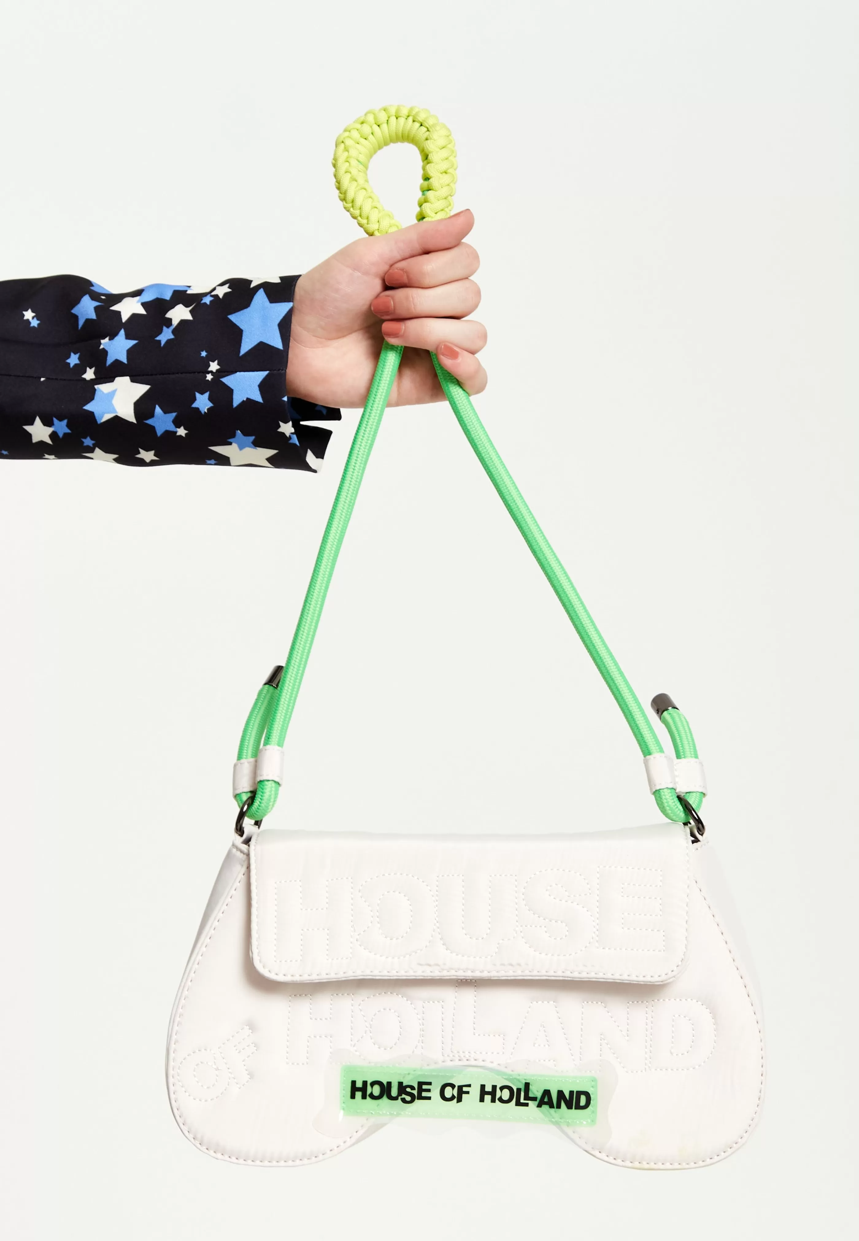 Outlet Saddle Bag And Neon Green With Quilted Logo Bags and Wallets | Bags and Wallets