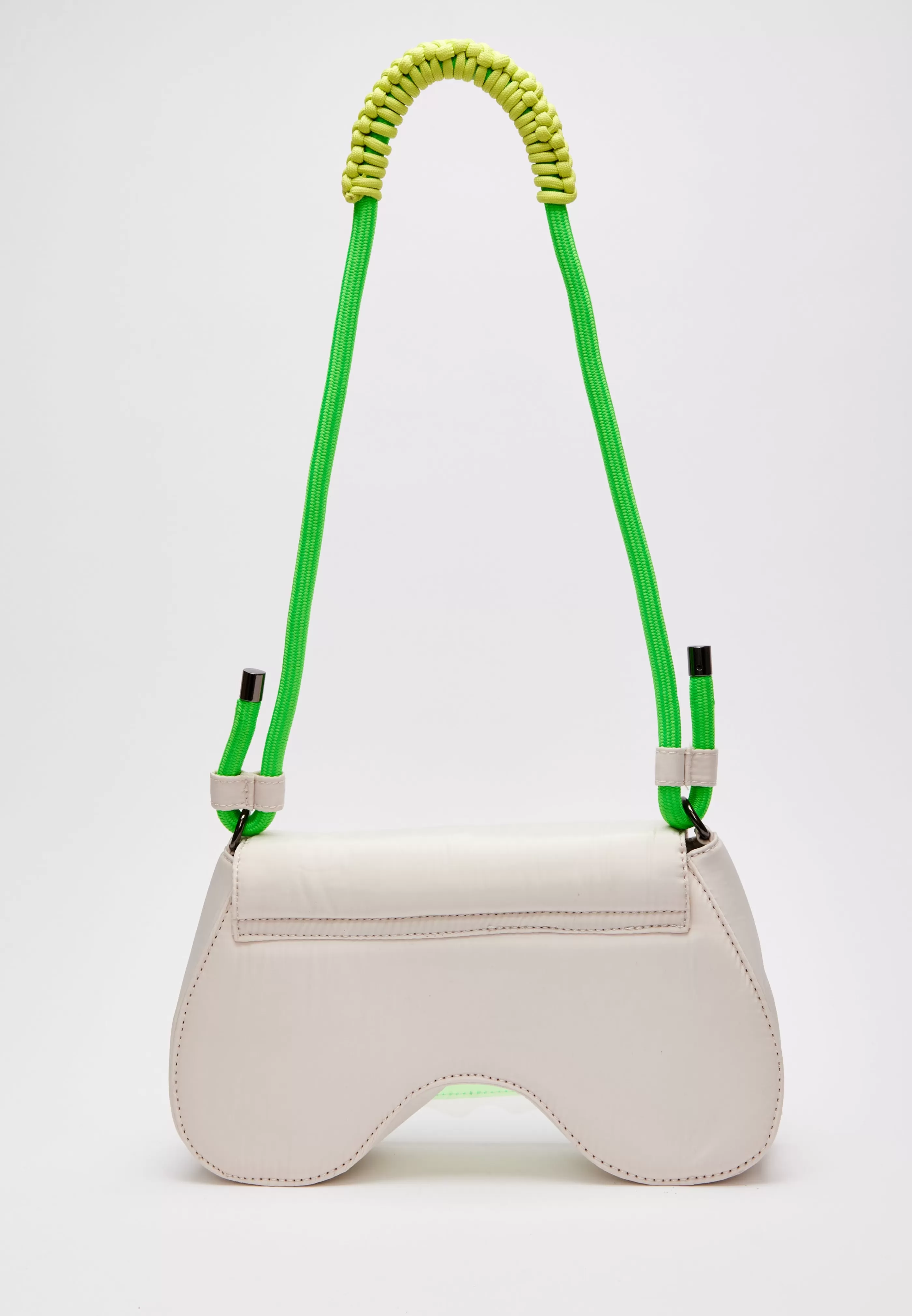 Outlet Saddle Bag And Neon Green With Quilted Logo Bags and Wallets | Bags and Wallets