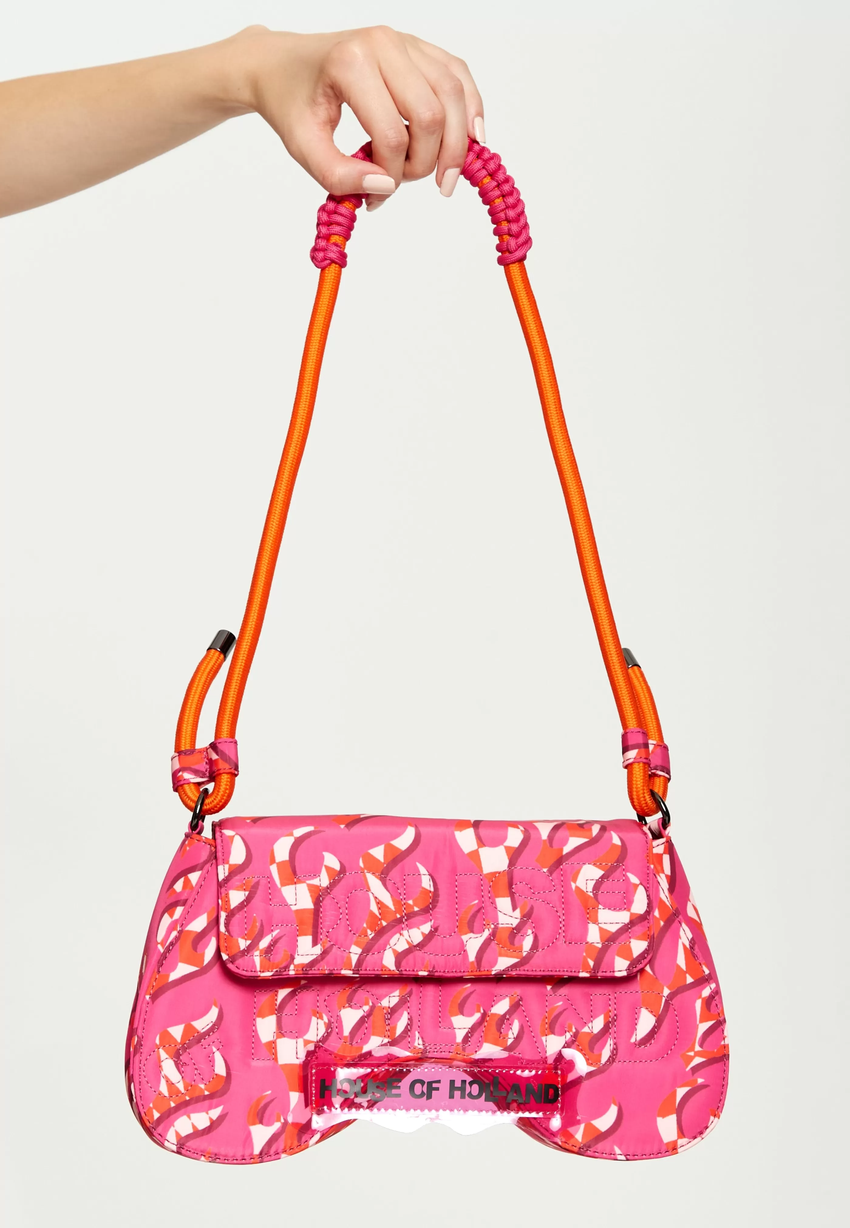 Cheap Saddle Flame Bag With Quilted Logo Bags and Wallets | Bags and Wallets