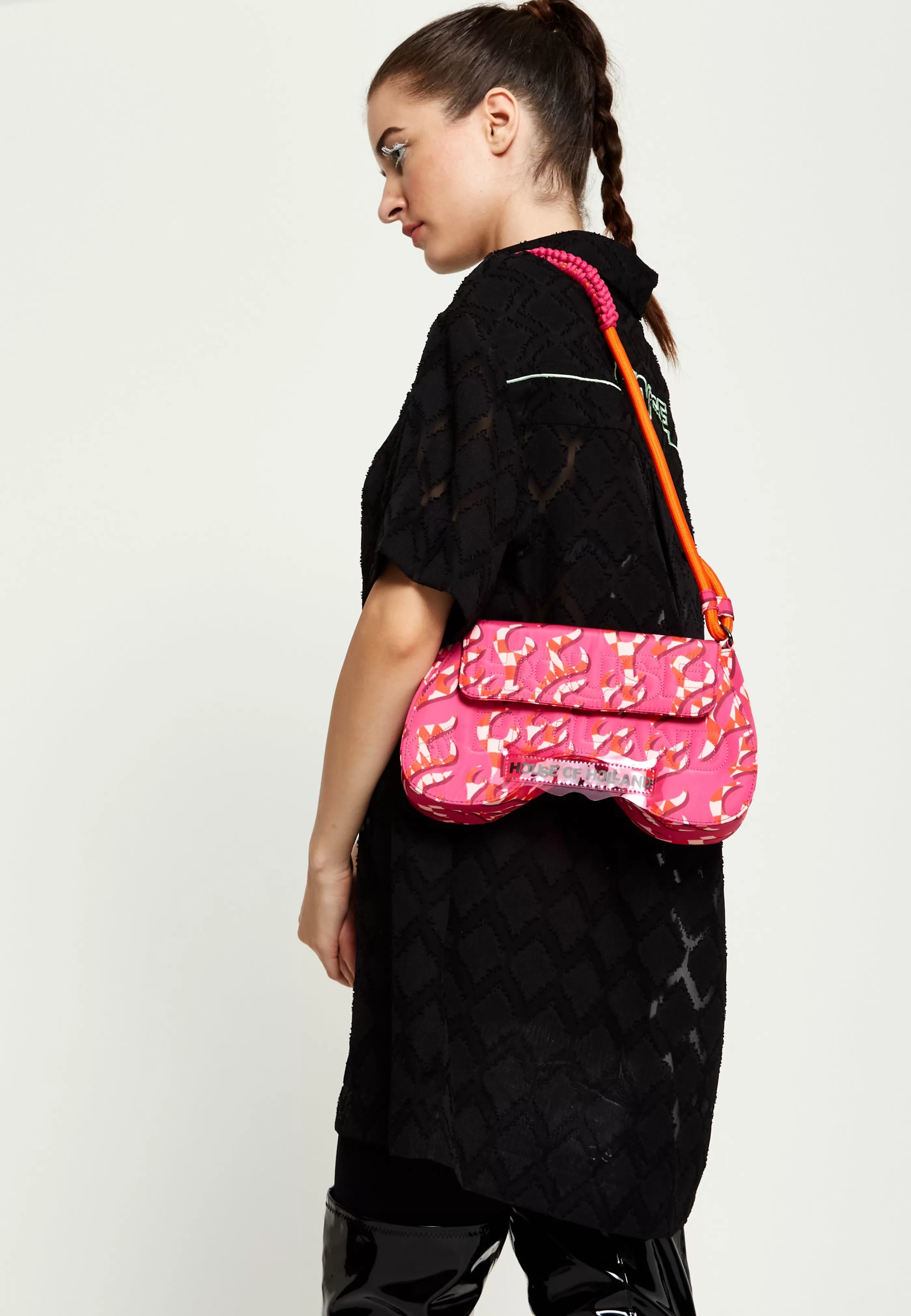 Cheap Saddle Flame Bag With Quilted Logo Bags and Wallets | Bags and Wallets