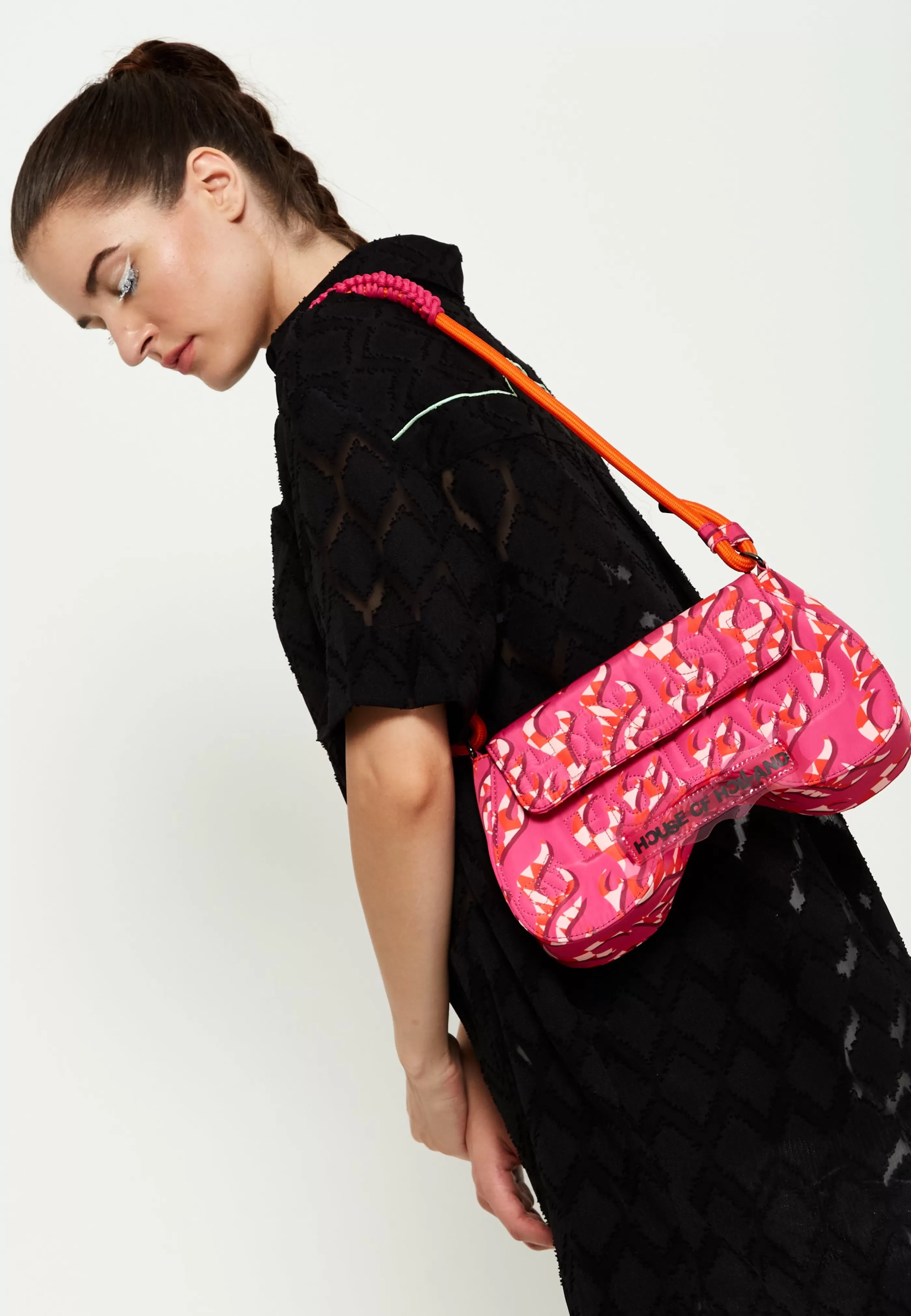 Cheap Saddle Flame Bag With Quilted Logo Bags and Wallets | Bags and Wallets