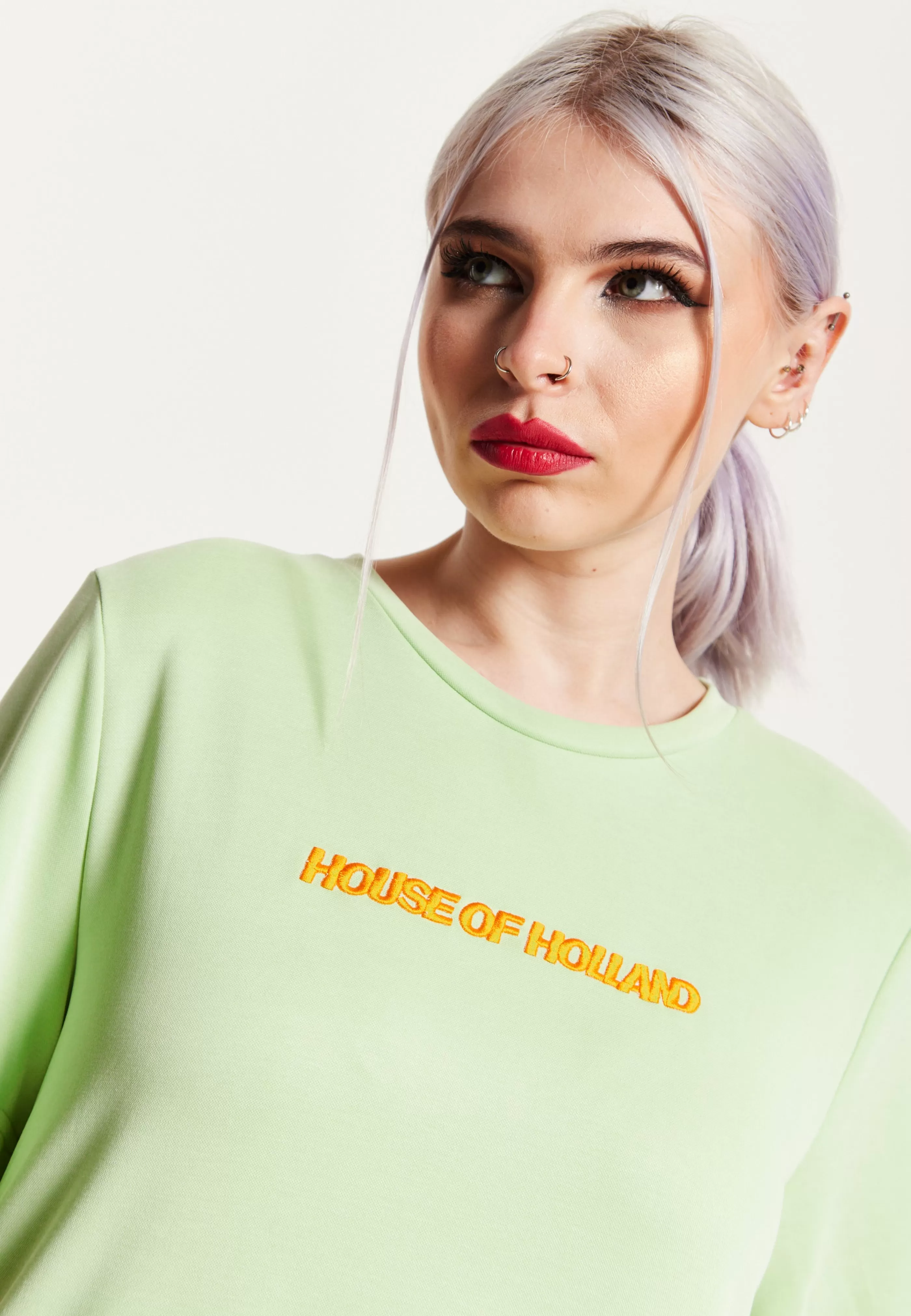 Cheap Sage Tencel T-Shirt Dress With Logo Embroidery Tops & T-shirts | Tops & T-shirts
