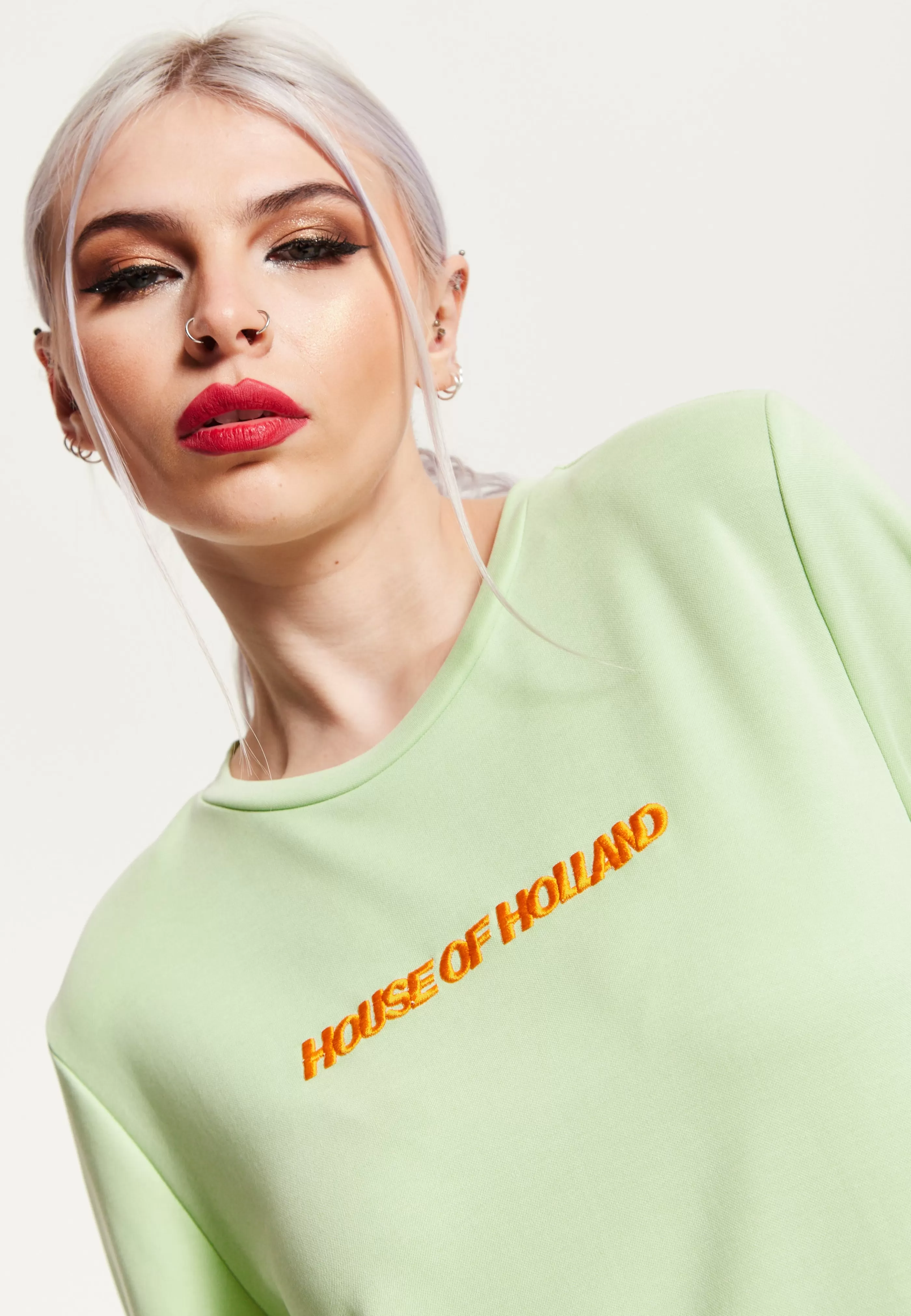 Cheap Sage Tencel T-Shirt Dress With Logo Embroidery Tops & T-shirts | Tops & T-shirts