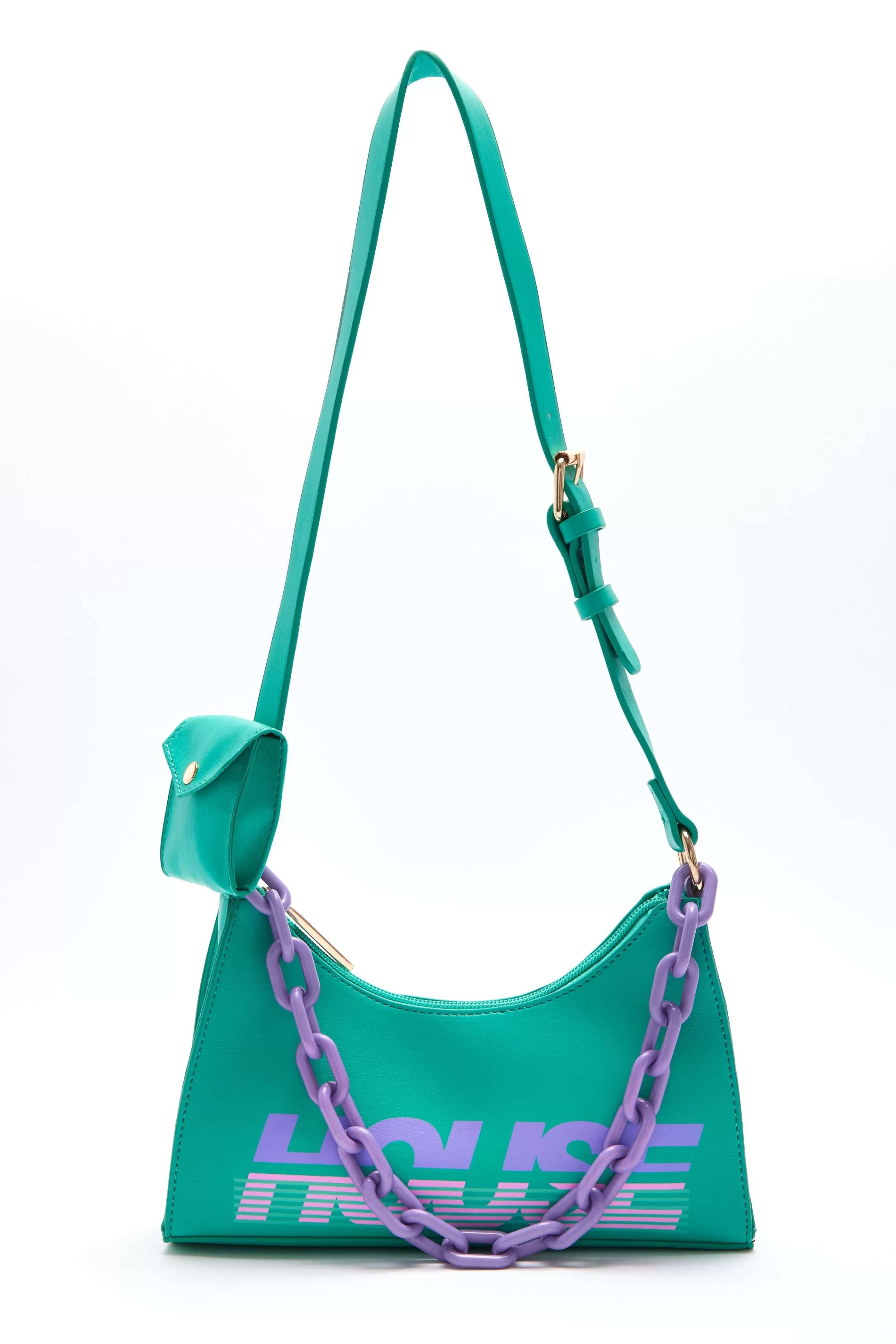 Best Shoulder Bag In Turquoise With ‘House’ Print Bags and Wallets | Bags and Wallets