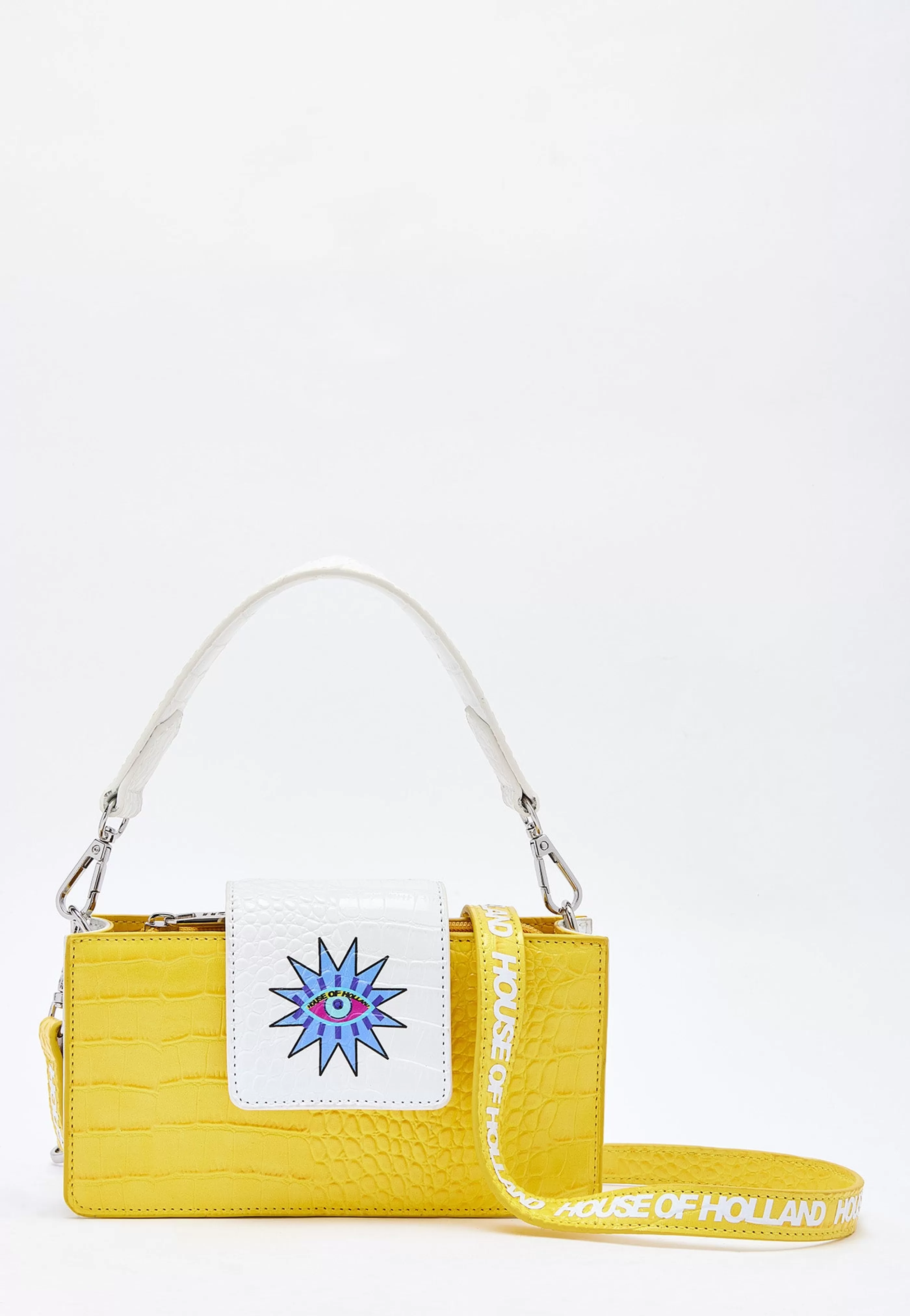 Outlet Small Crossbody Bag In And White With Printed Bags and Wallets | Bags and Wallets