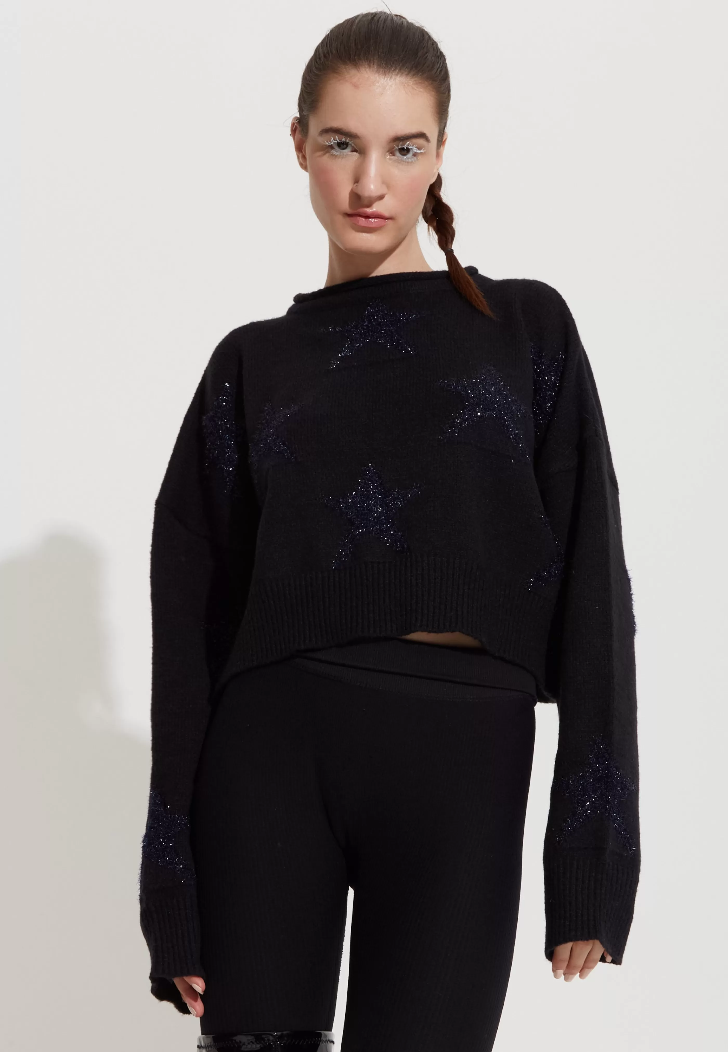 Cheap Sparkle Star Jumper In Jumpers & Hoodies