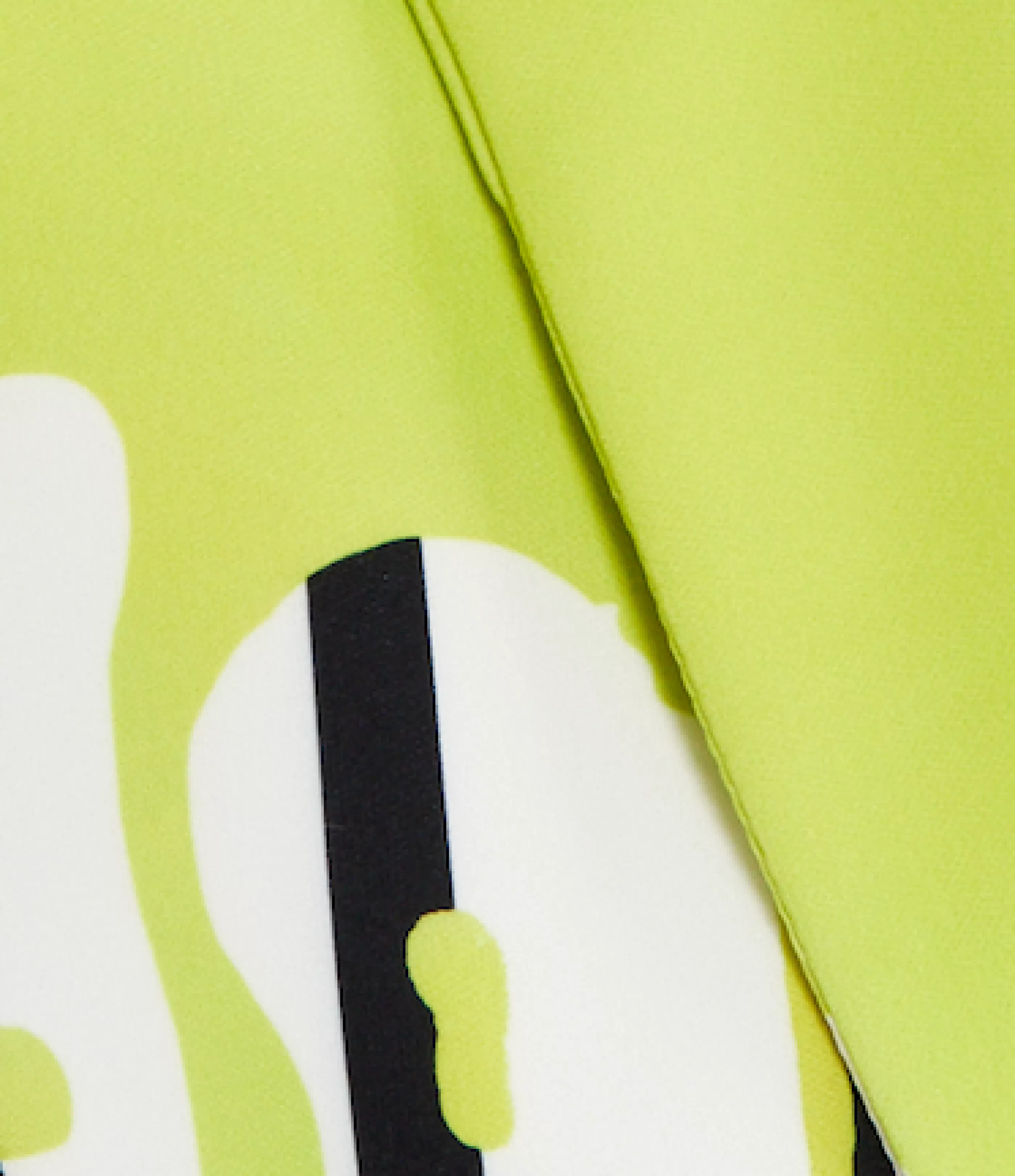 Hot Stripe Monochrome Acid Green Splash Crop Blazer With Suits