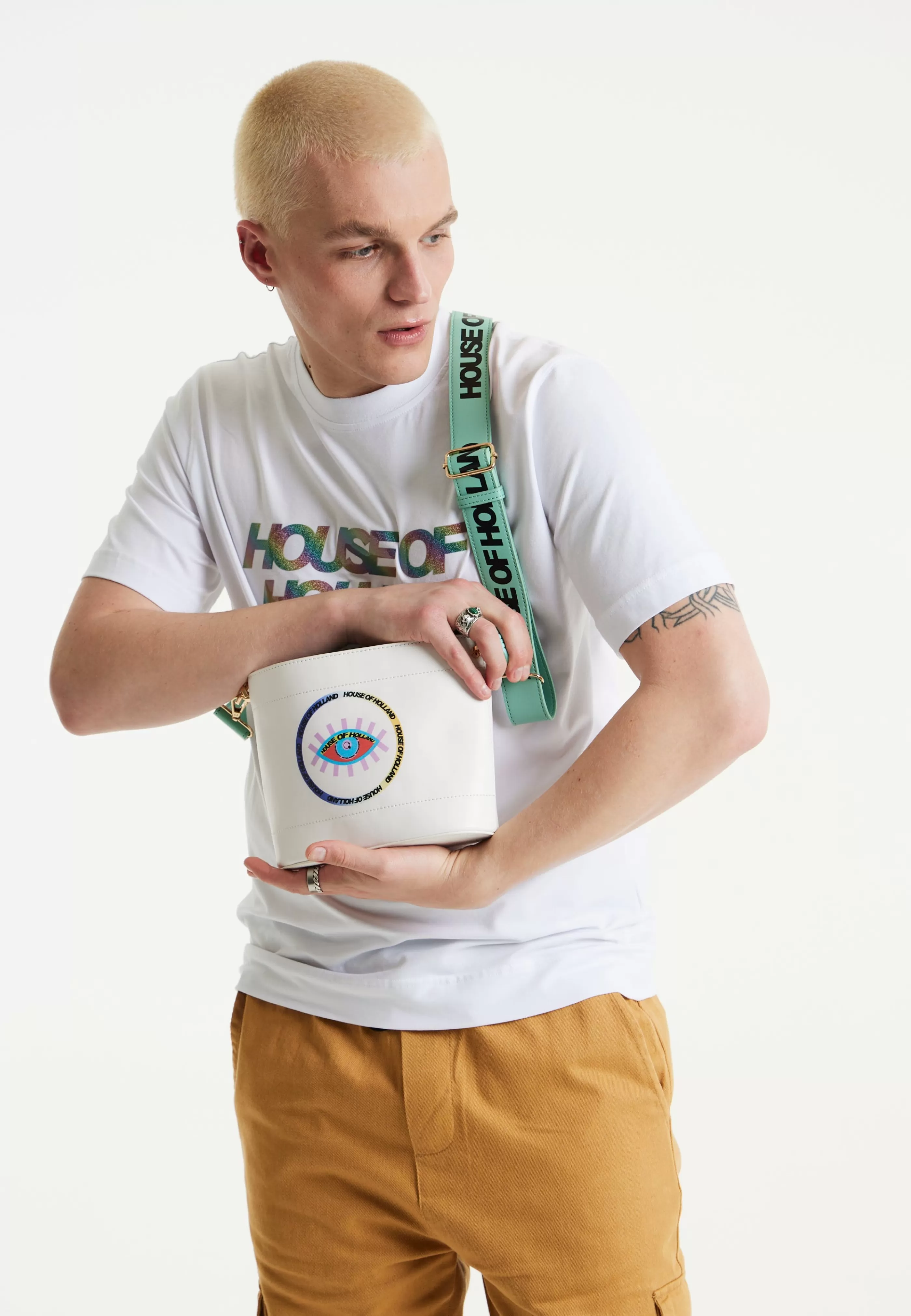 Cheap Crossbody Bag With Printed Logo And Plait Handl Bags and Wallets | Bags and Wallets