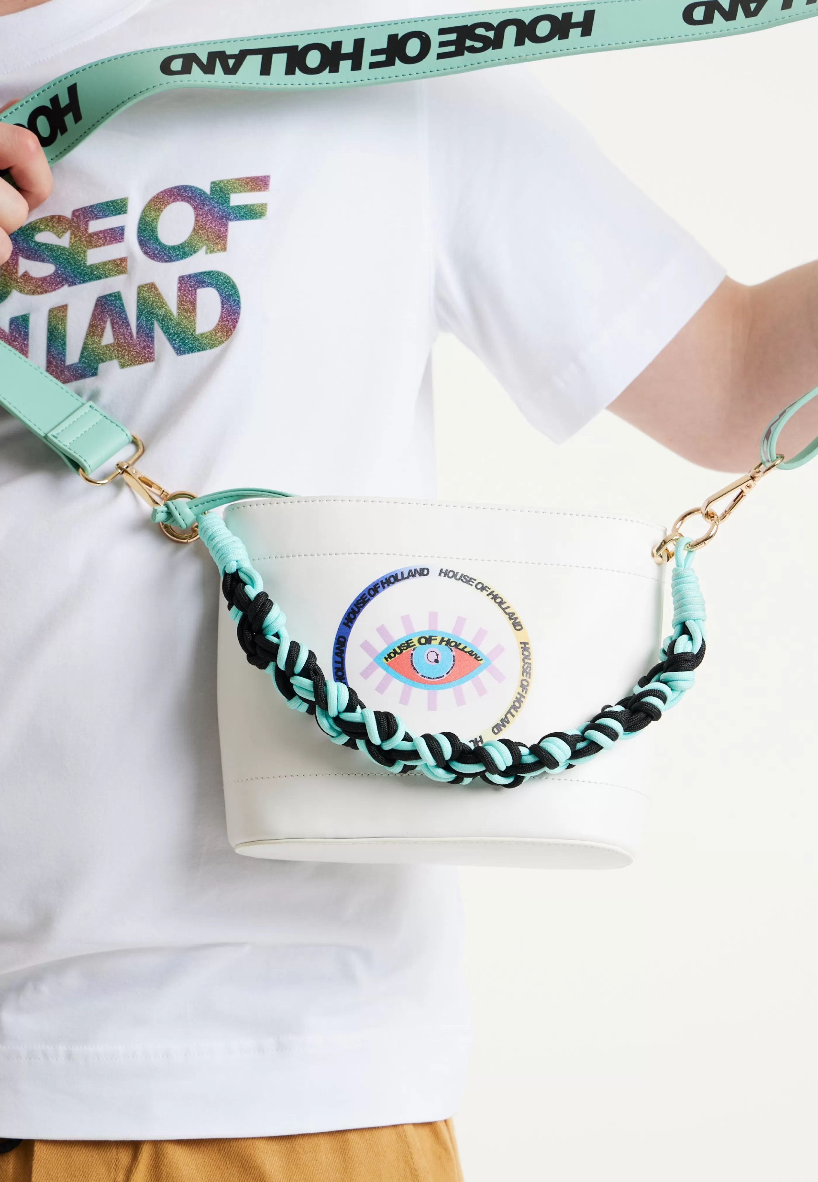 Cheap Crossbody Bag With Printed Logo And Plait Handl Bags and Wallets | Bags and Wallets