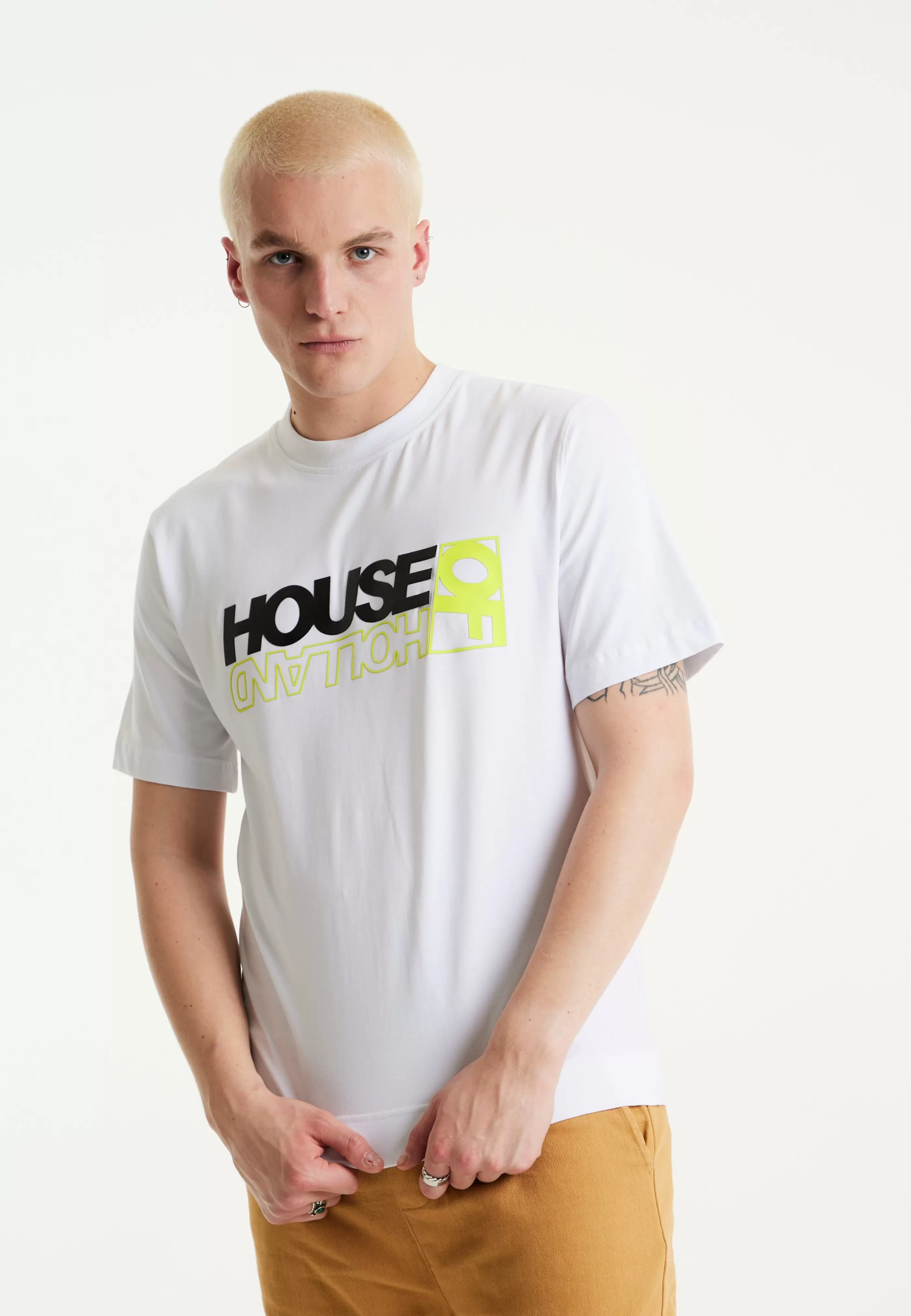Discount Laser Cut Transfer Printed T-shirt With Metalli Tops & T-shirts | Tops & T-shirts