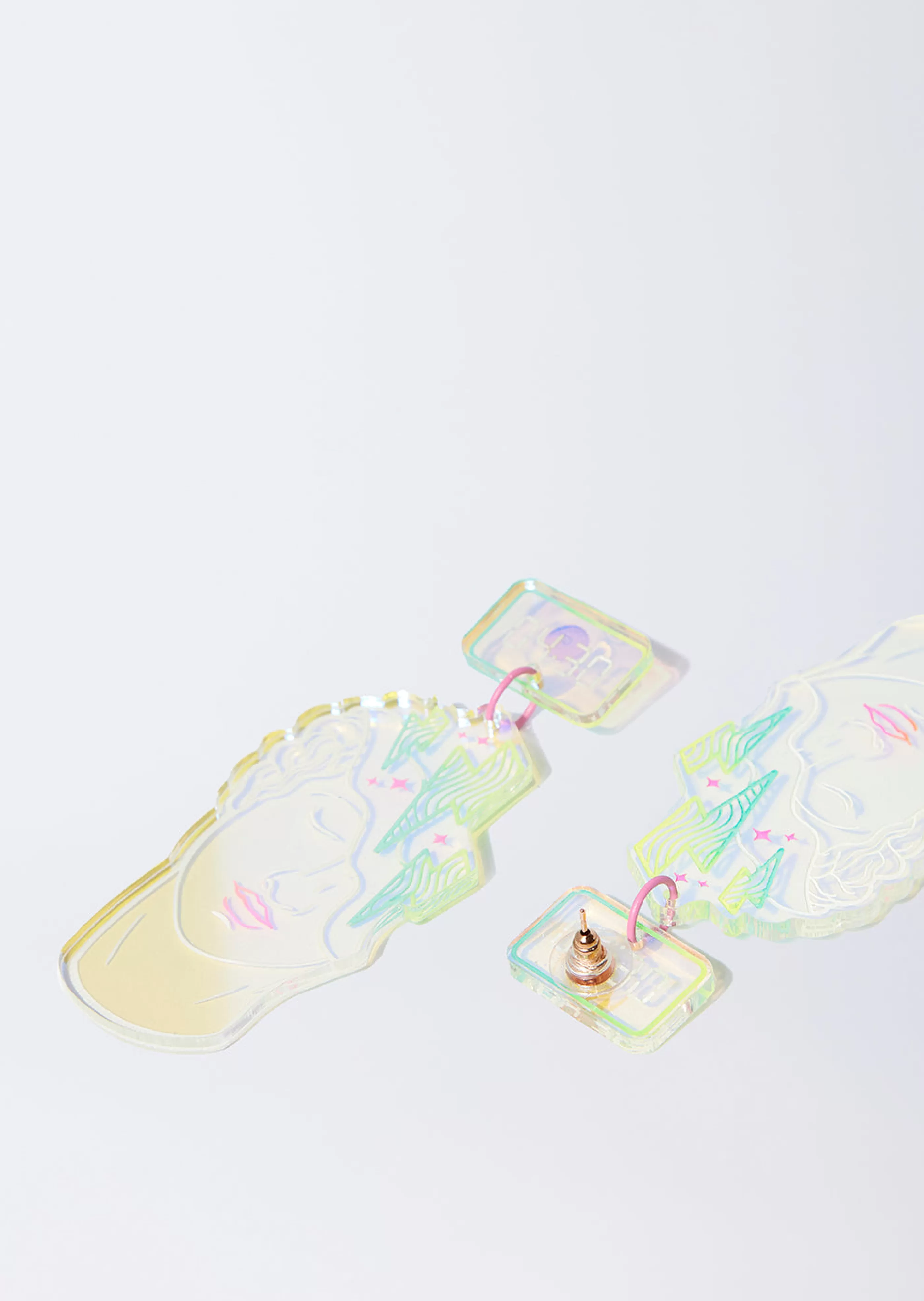 Cheap Iridescent Dreaming Boi Earrings Jewellery